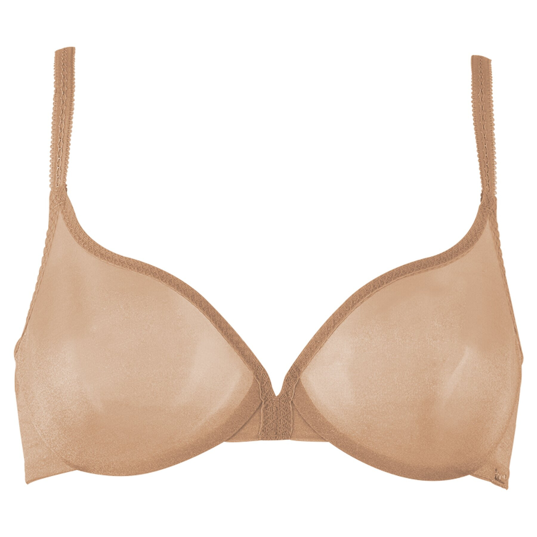 Gossard Сутиен с банели Glossies Sheer Moulded 6271 Бежов - Pepit.bg