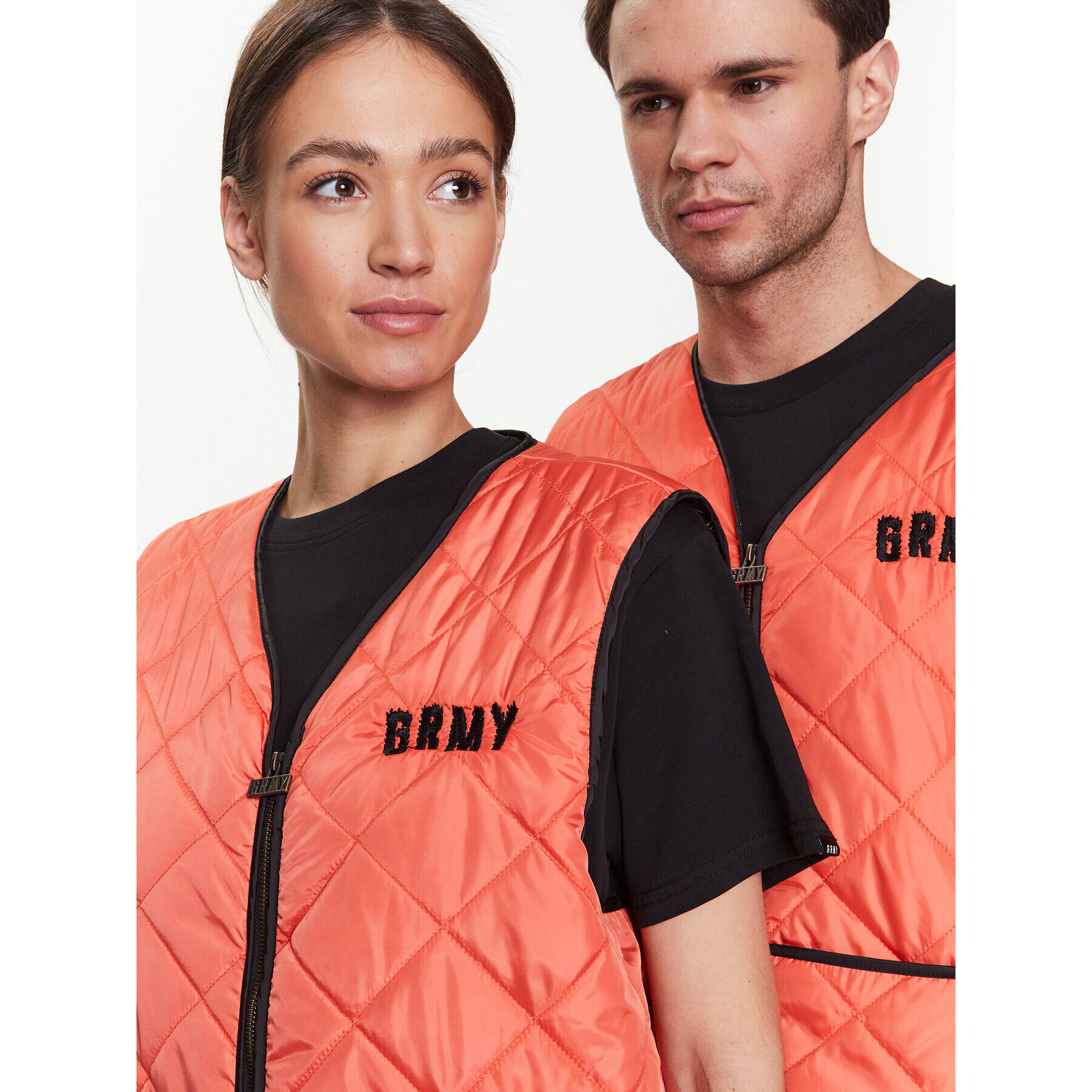 Grimey Елек GVEST003 Оранжев Regular Fit - Pepit.bg