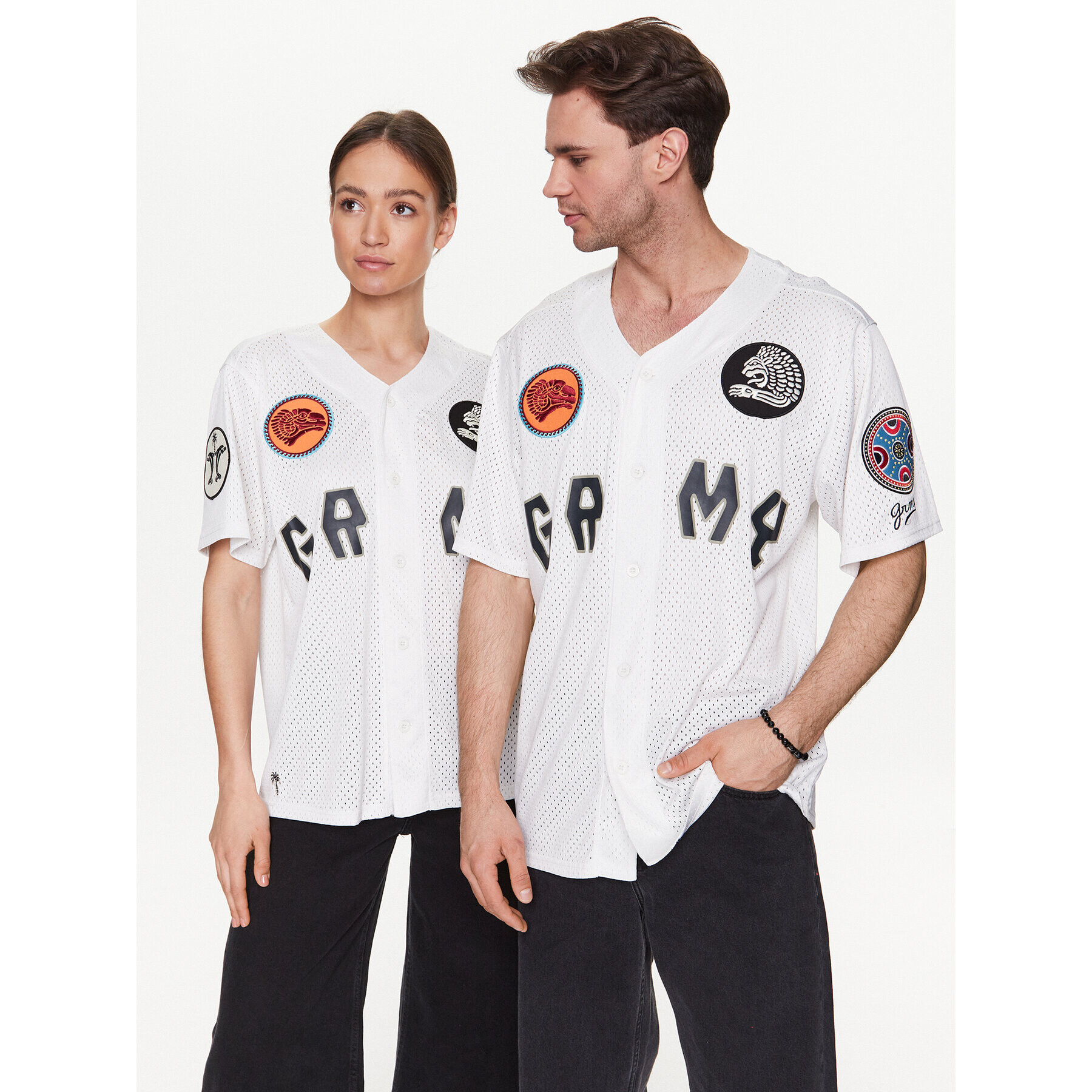 Grimey Риза GBSH119 Бял Regular Fit - Pepit.bg