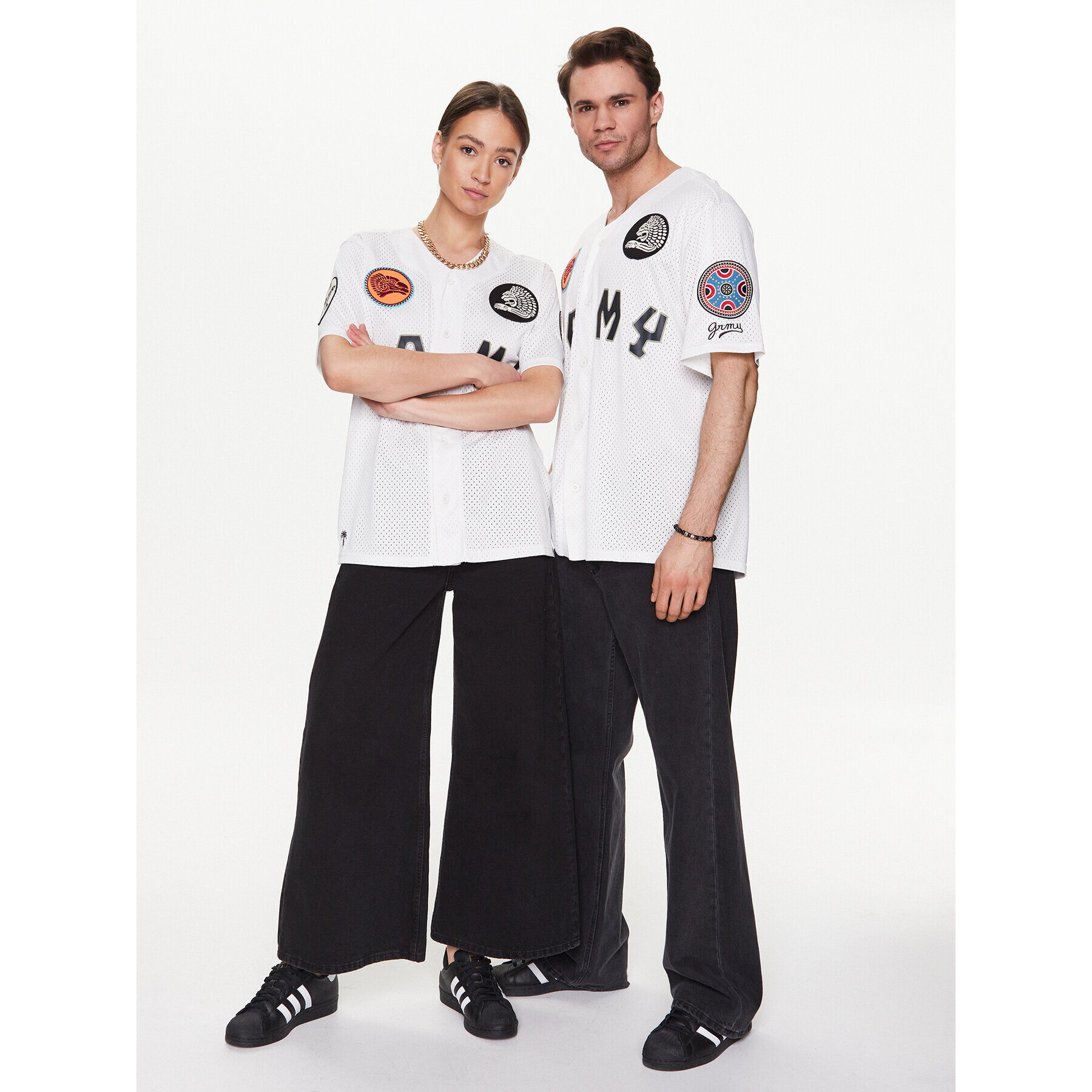 Grimey Риза GBSH119 Бял Regular Fit - Pepit.bg