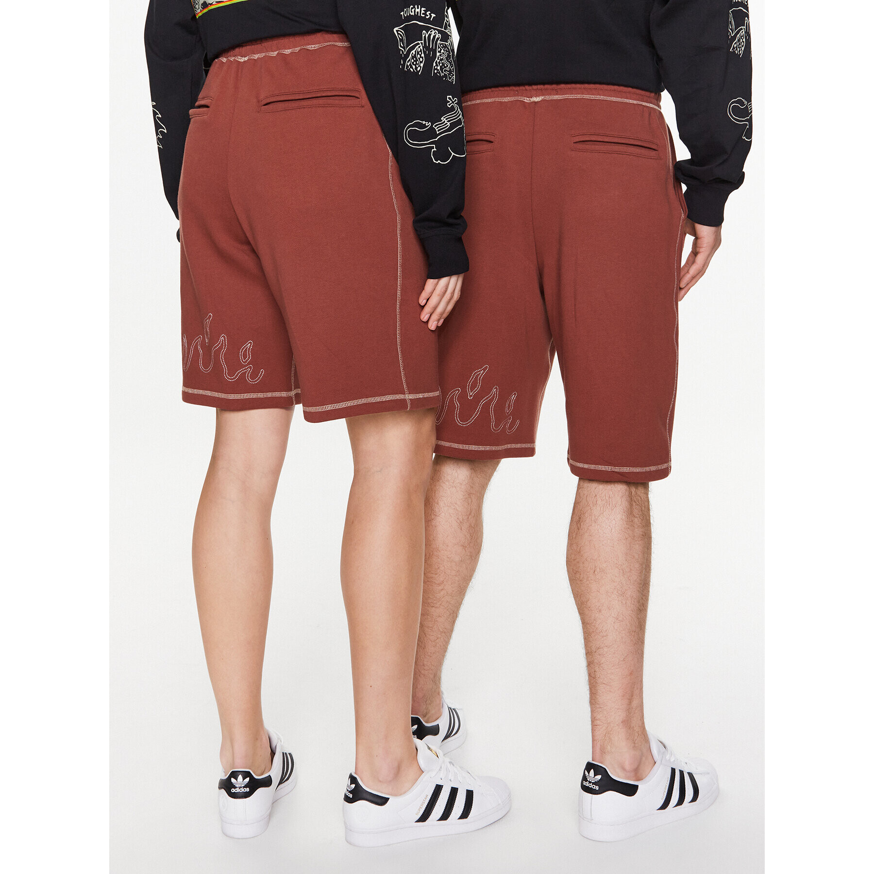 Grimey Спортни шорти GBSS165 Кафяв Regular Fit - Pepit.bg