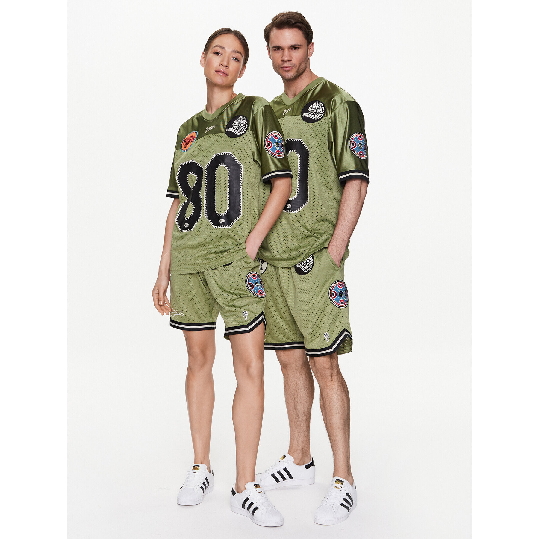 Grimey Спортни шорти GRBS168 Зелен Regular Fit - Pepit.bg