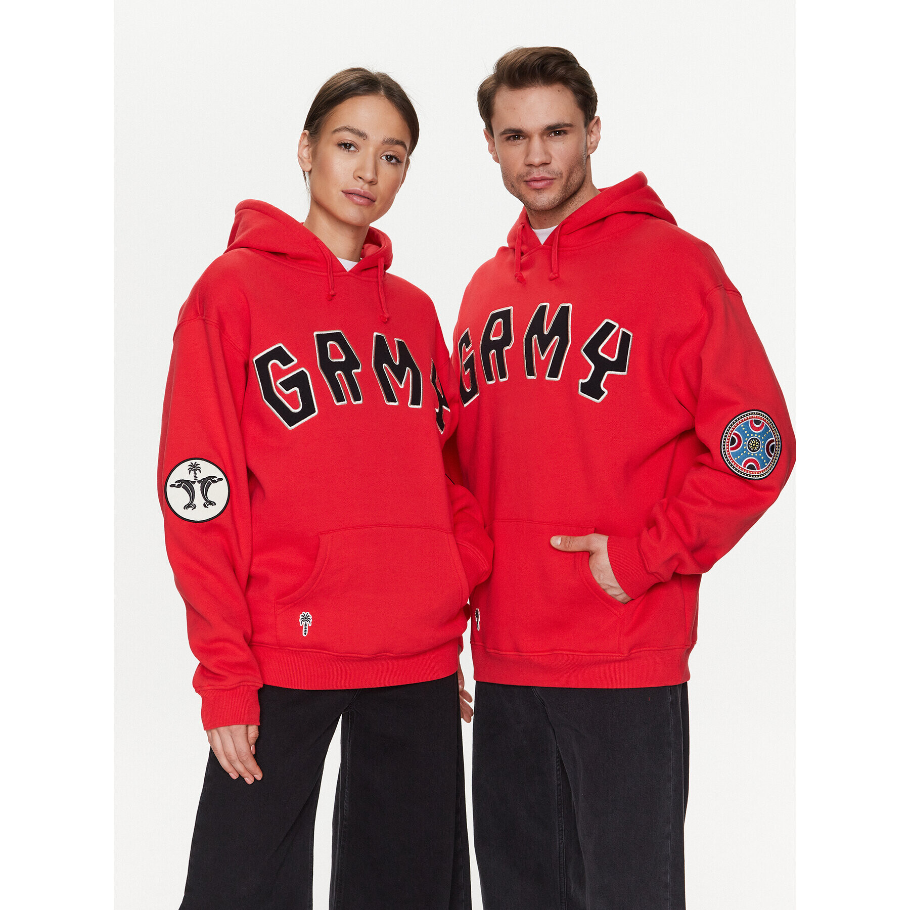 Grimey Суитшърт GCH564 Червен Regular Fit - Pepit.bg