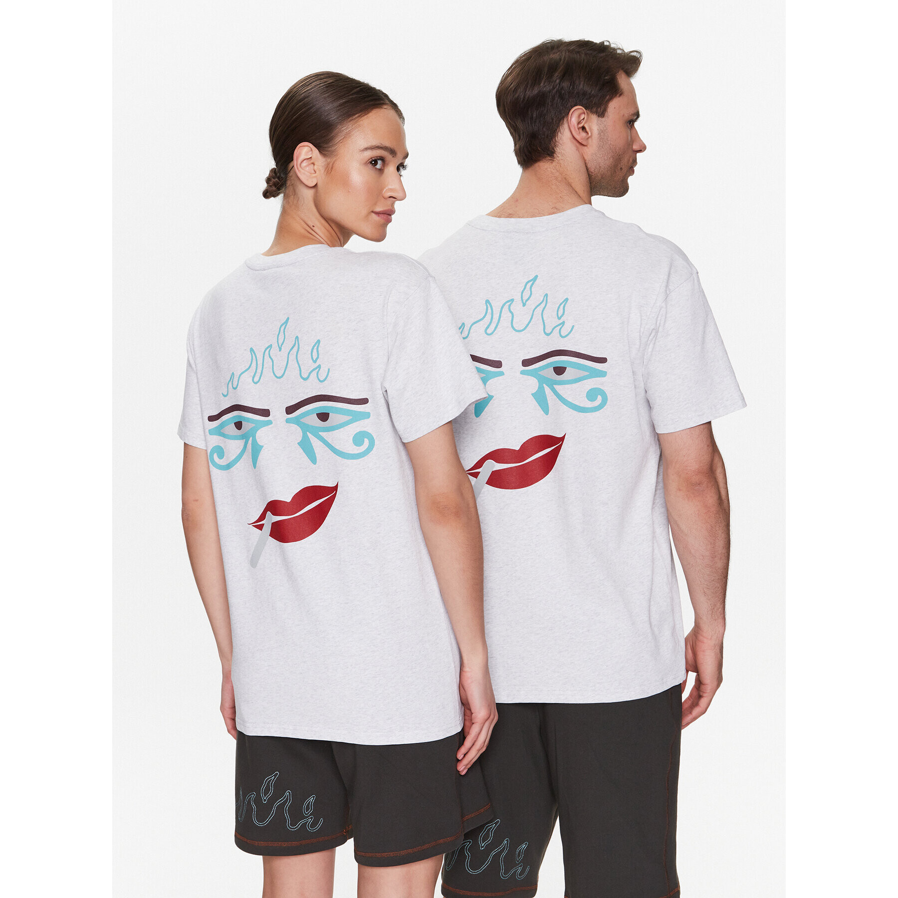 Grimey Тишърт GA661 Сив Regular Fit - Pepit.bg