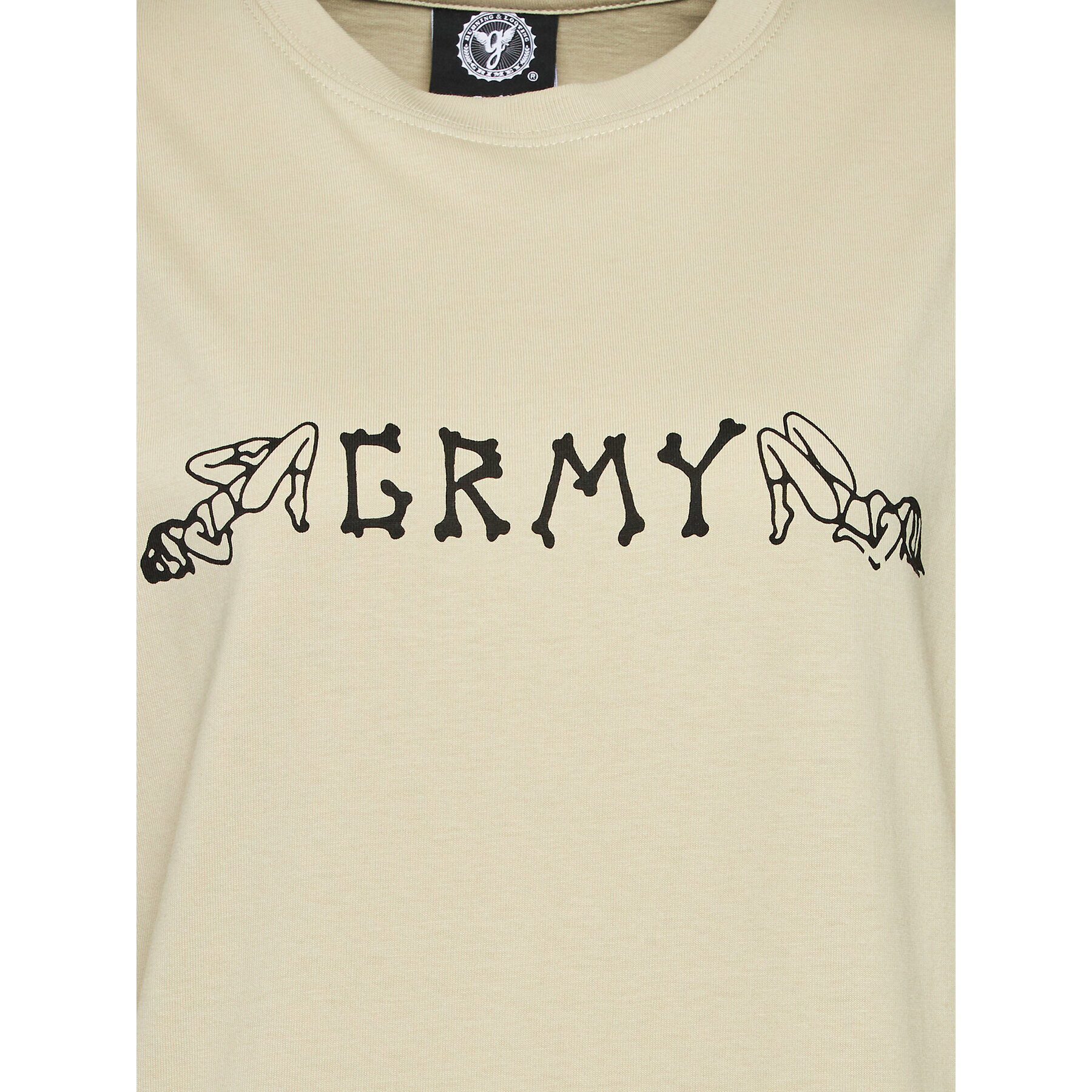 Grimey Тишърт GA689 Бежов Urban Fit - Pepit.bg