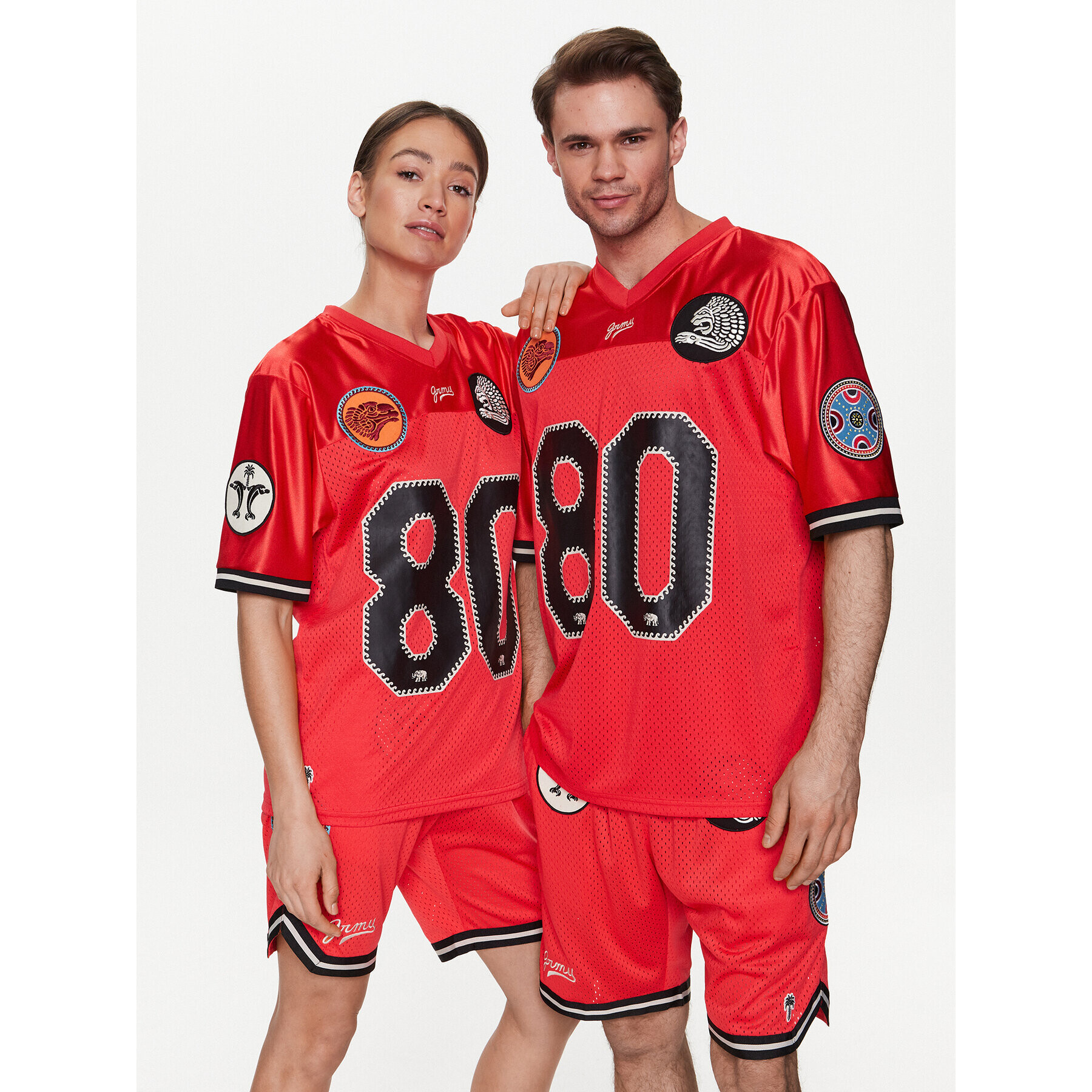 Grimey Тишърт GFJ109 Червен Regular Fit - Pepit.bg