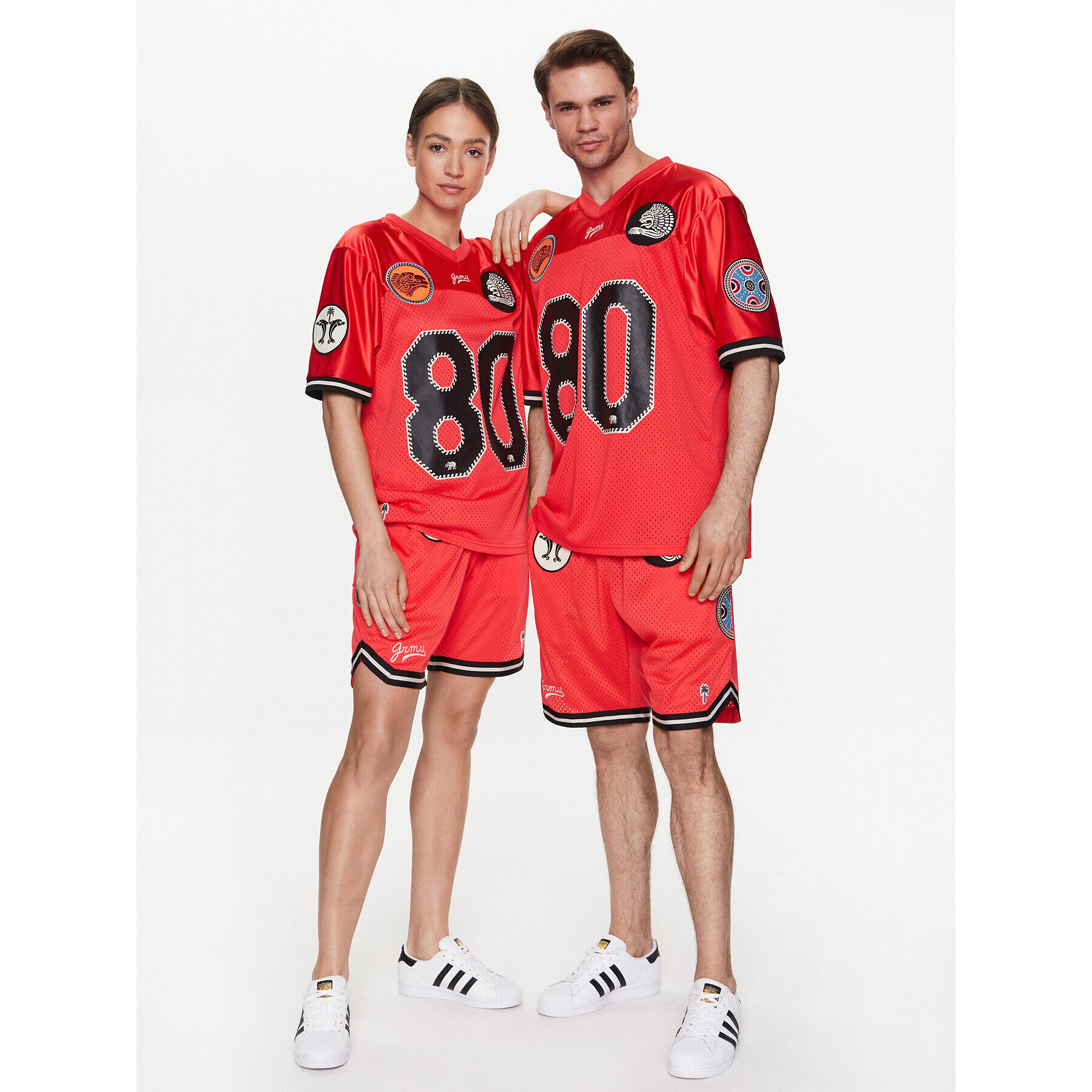 Grimey Тишърт GFJ109 Червен Regular Fit - Pepit.bg