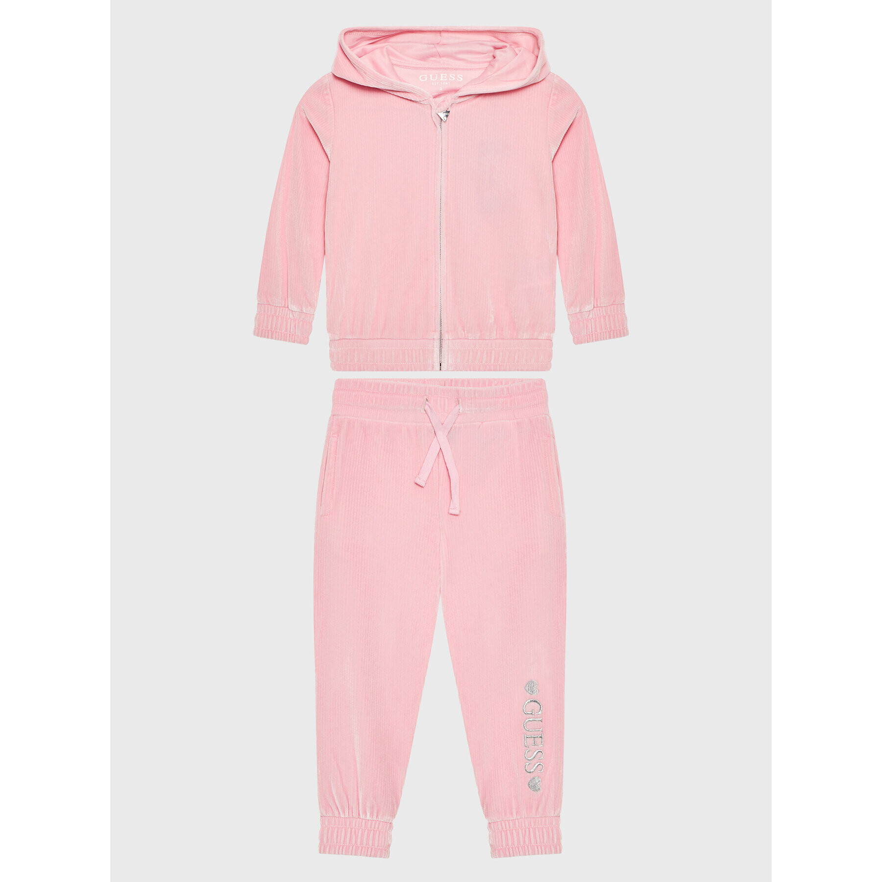 Guess Анцуг K2BG07 KBEB0 Розов Regular Fit - Pepit.bg