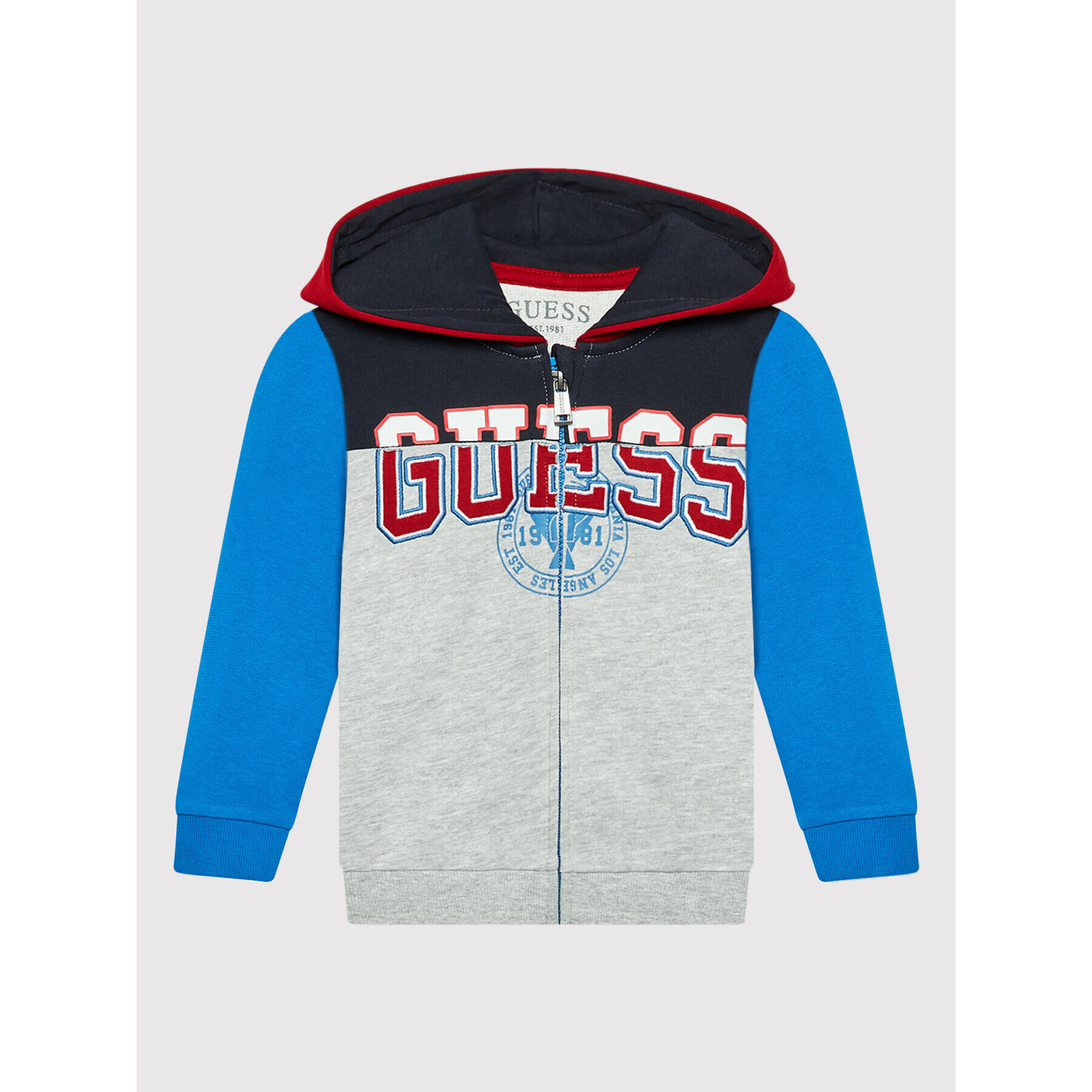 Guess Анцуг N2YG13 K8640 Сив Regular Fit - Pepit.bg