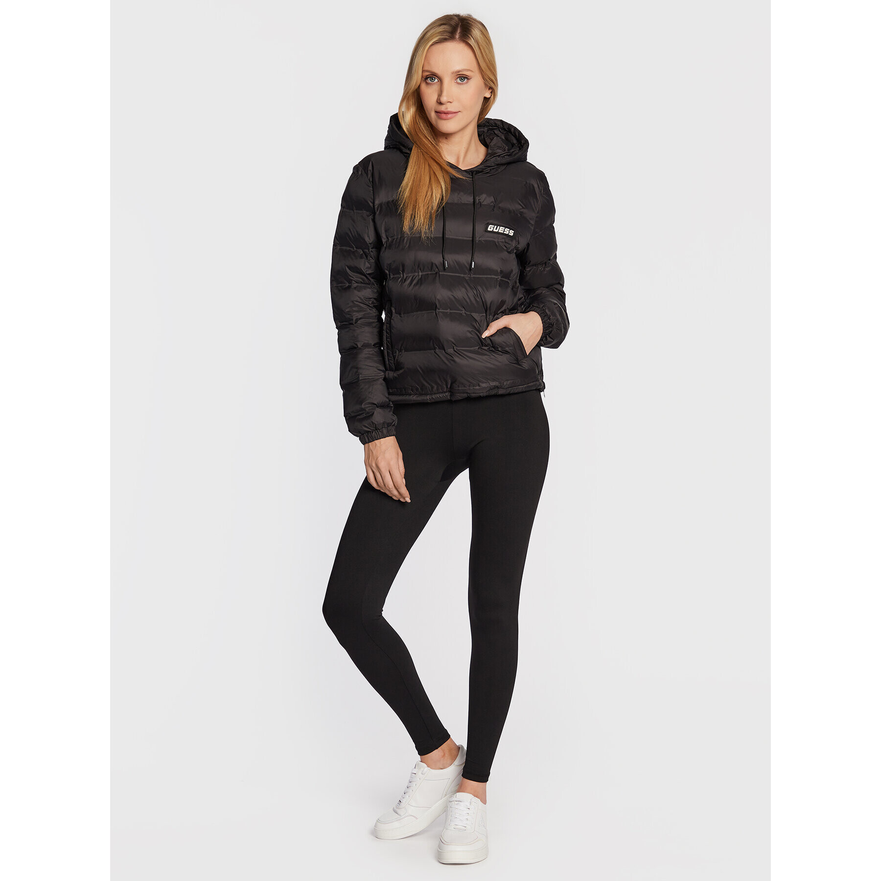Guess Анорак Daisy V2BL03 WEXC0 Черен Regular Fit - Pepit.bg