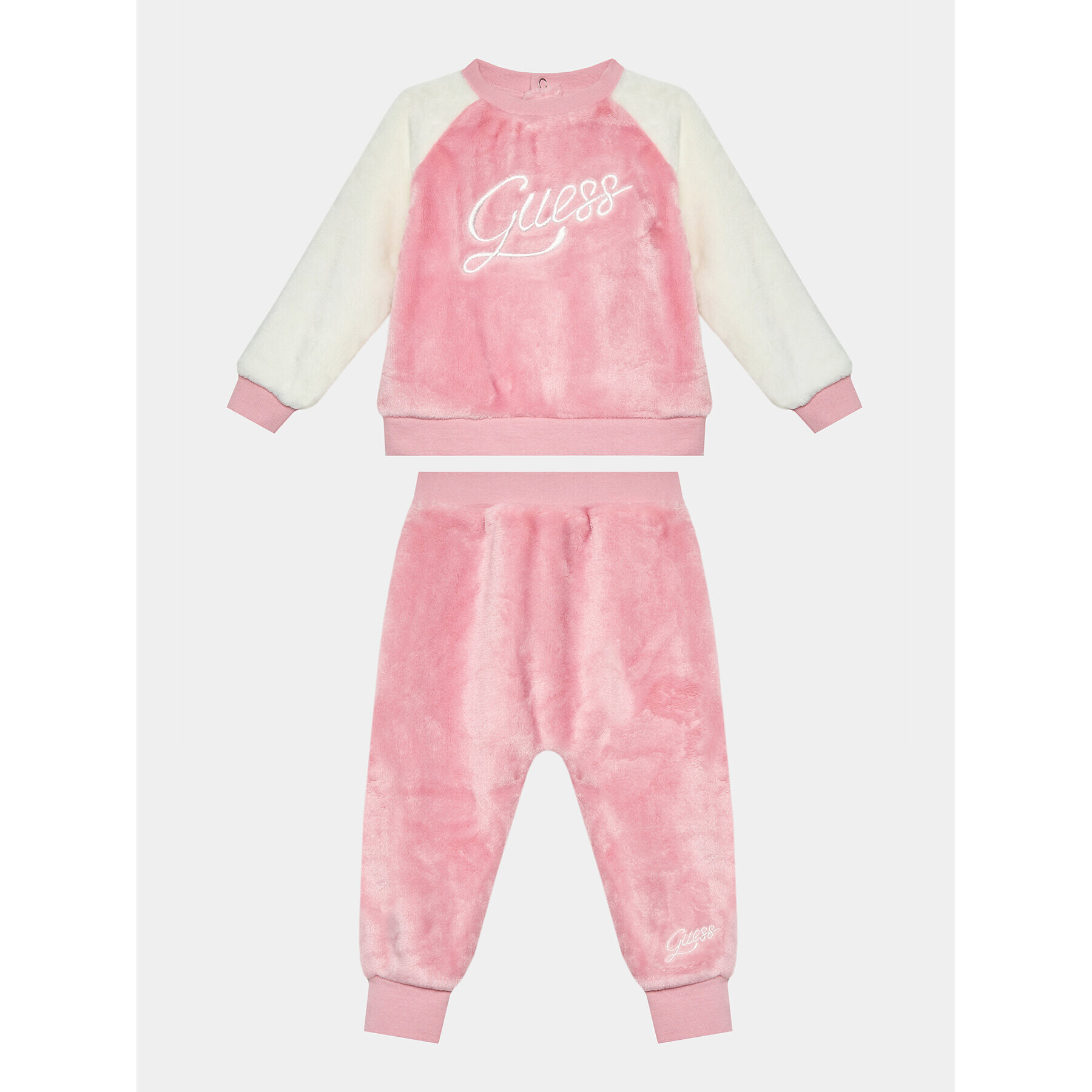 Guess Анцуг A3BG18 WFRS0 Розов Regular Fit - Pepit.bg