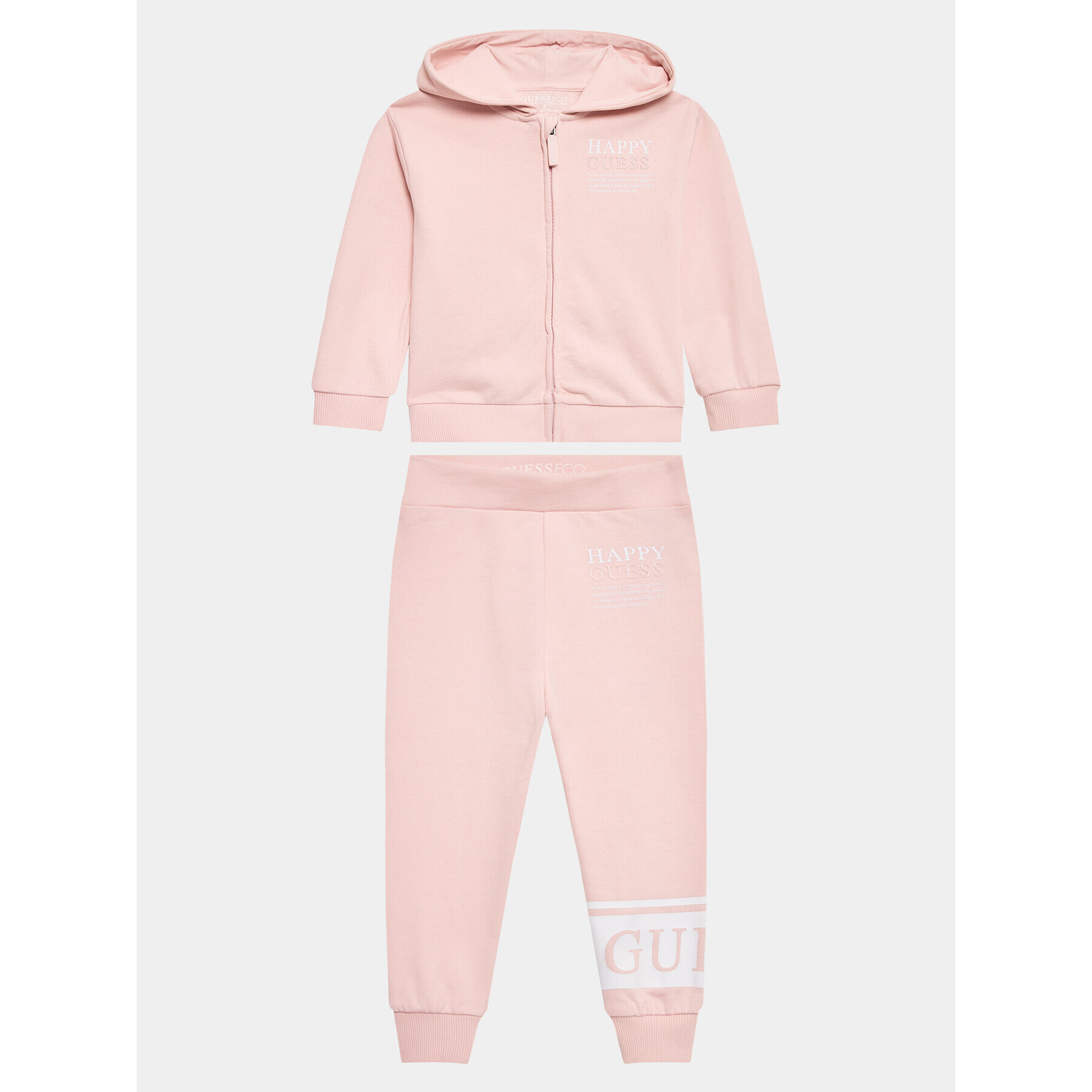 Guess Анцуг K3YG03 KA6R4 Розов Regular Fit - Pepit.bg