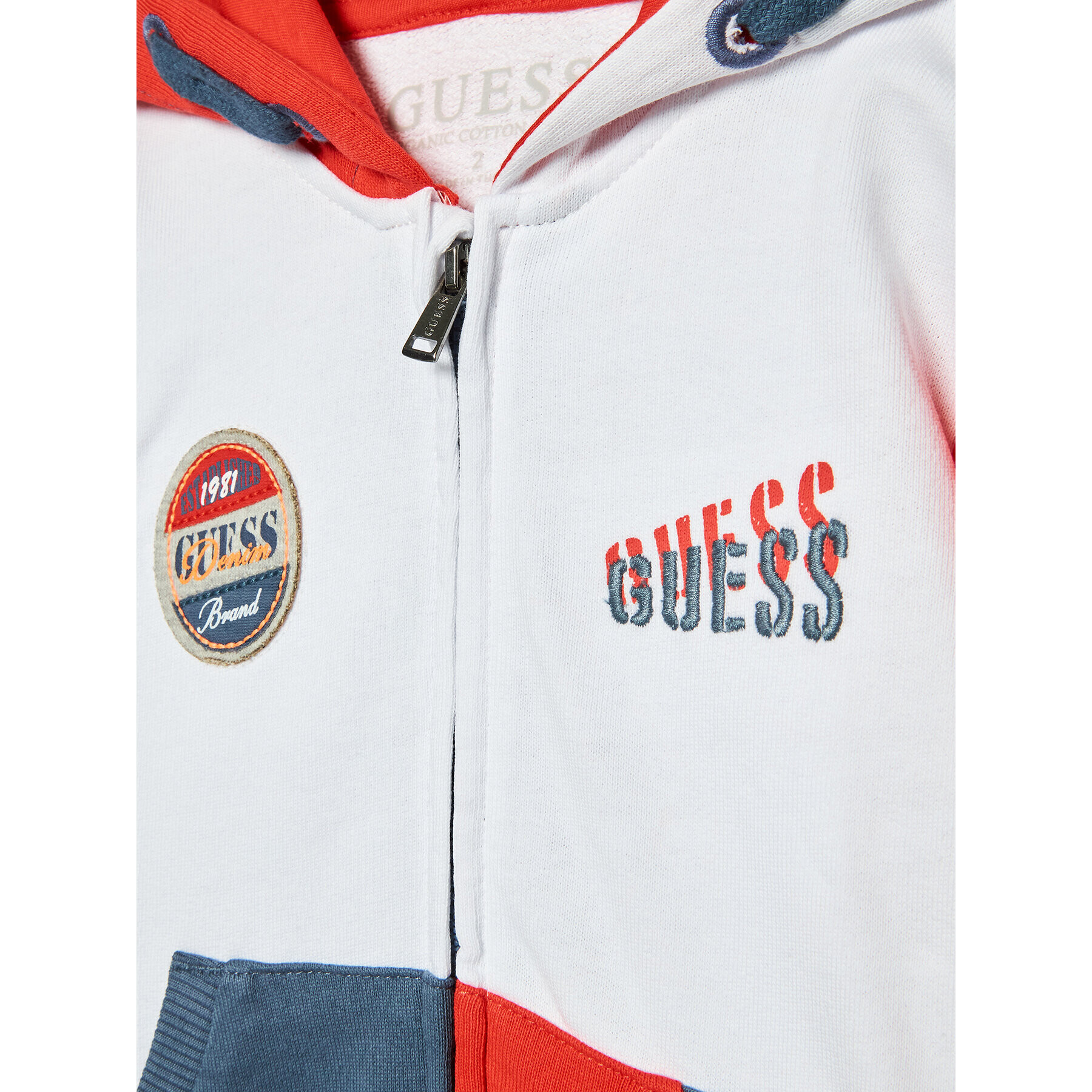 Guess Анцуг N2GG00 KA6R0 Бял Regular Fit - Pepit.bg