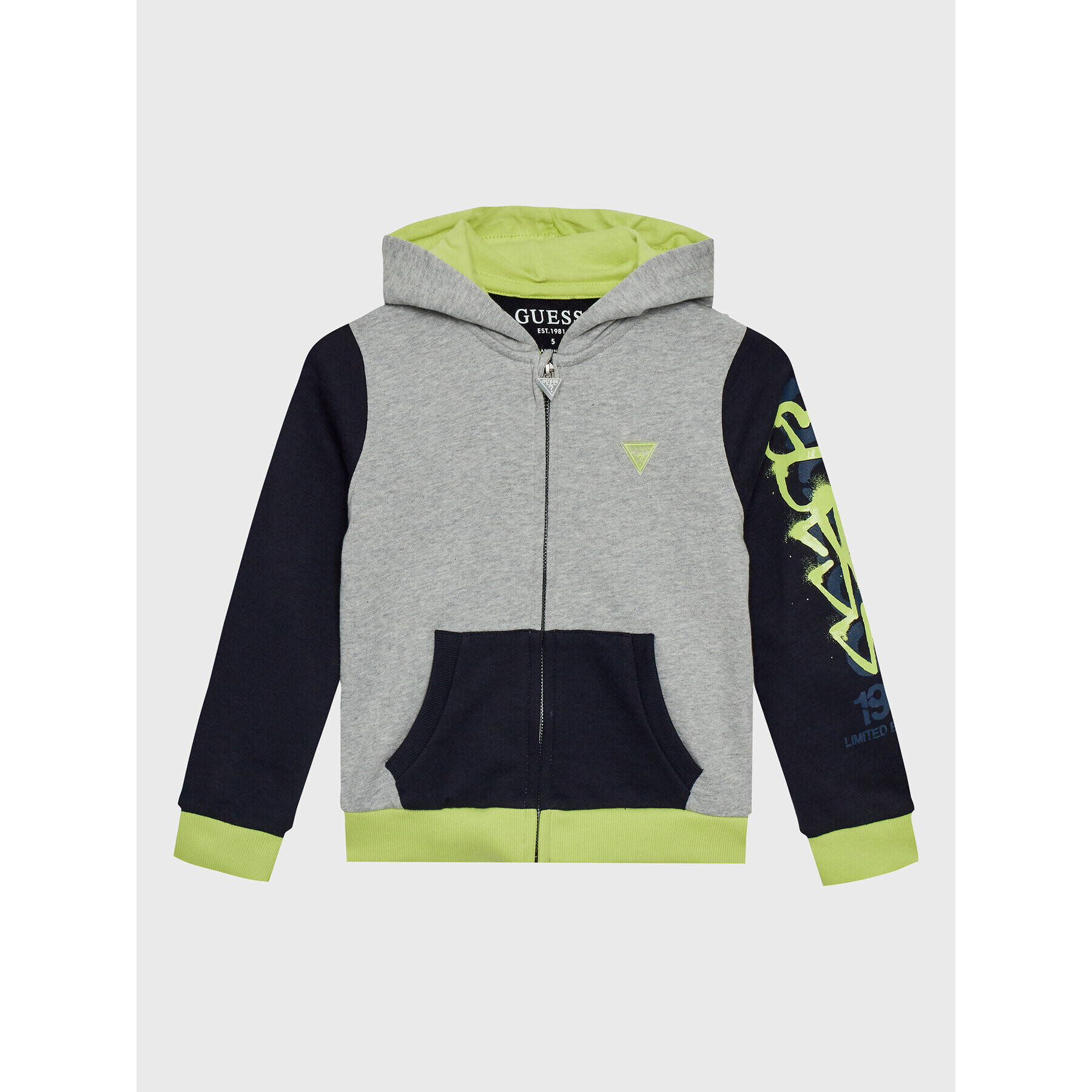 Guess Анцуг N3RG03 K8643 Сив Regular Fit - Pepit.bg