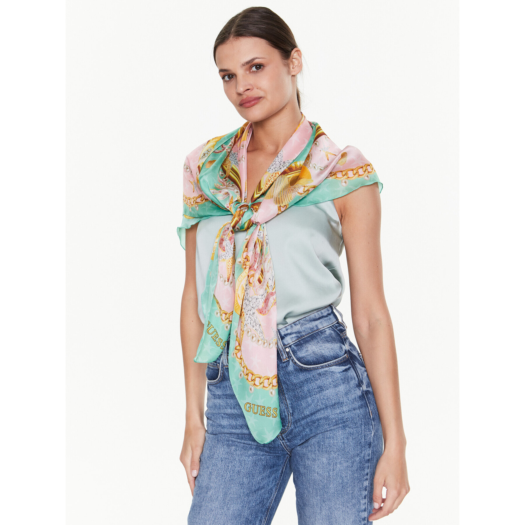 Guess Бандана AW9351 POL03 Цветен - Pepit.bg