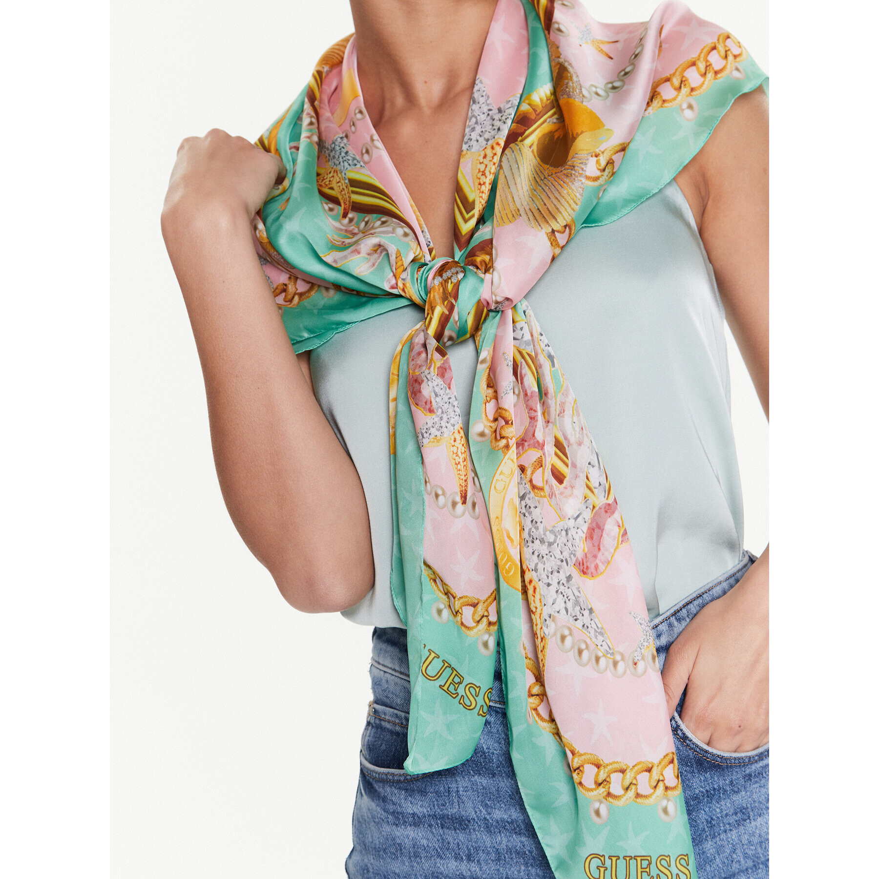 Guess Бандана AW9351 POL03 Цветен - Pepit.bg
