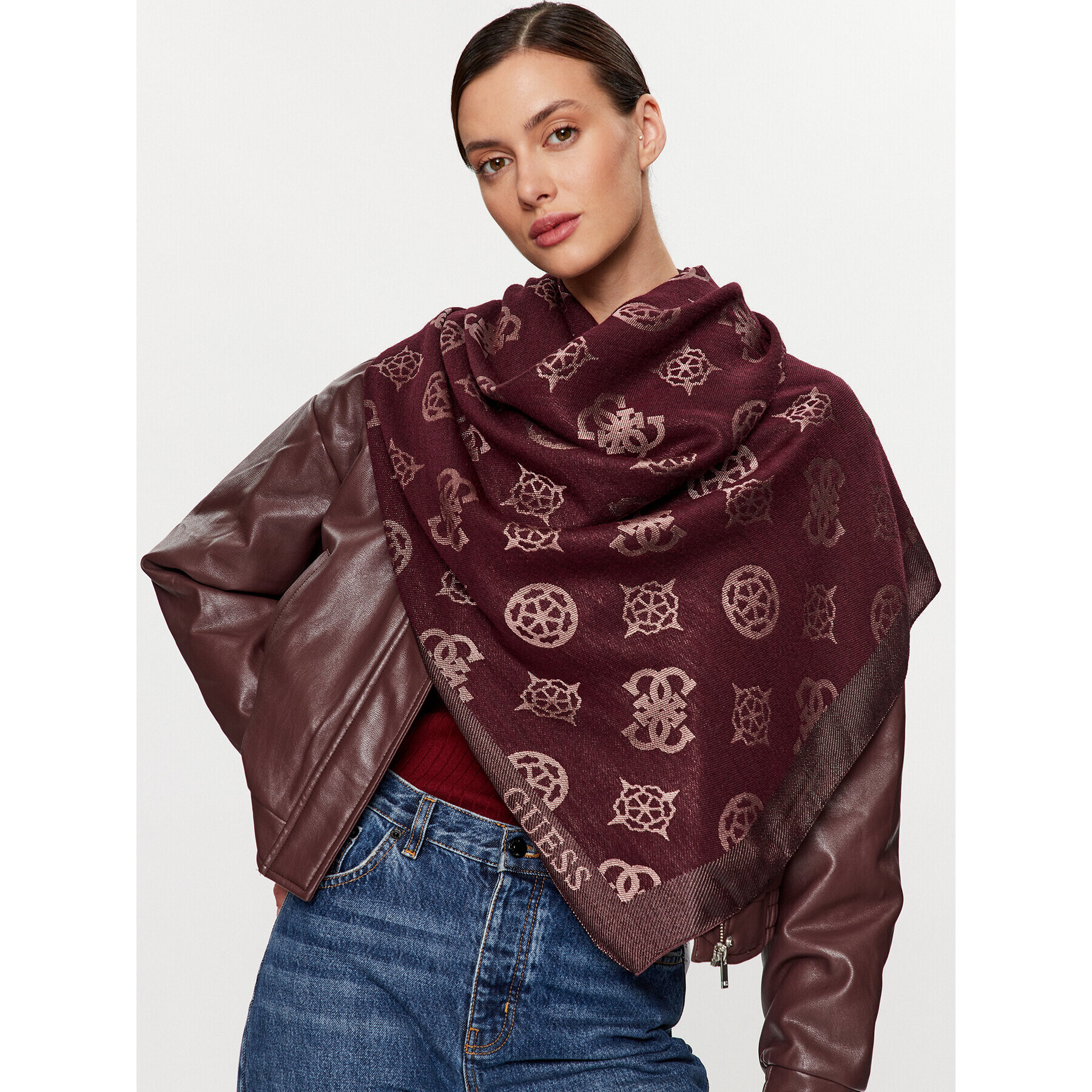 Guess Бандана AW9918 POL03 Бордо - Pepit.bg