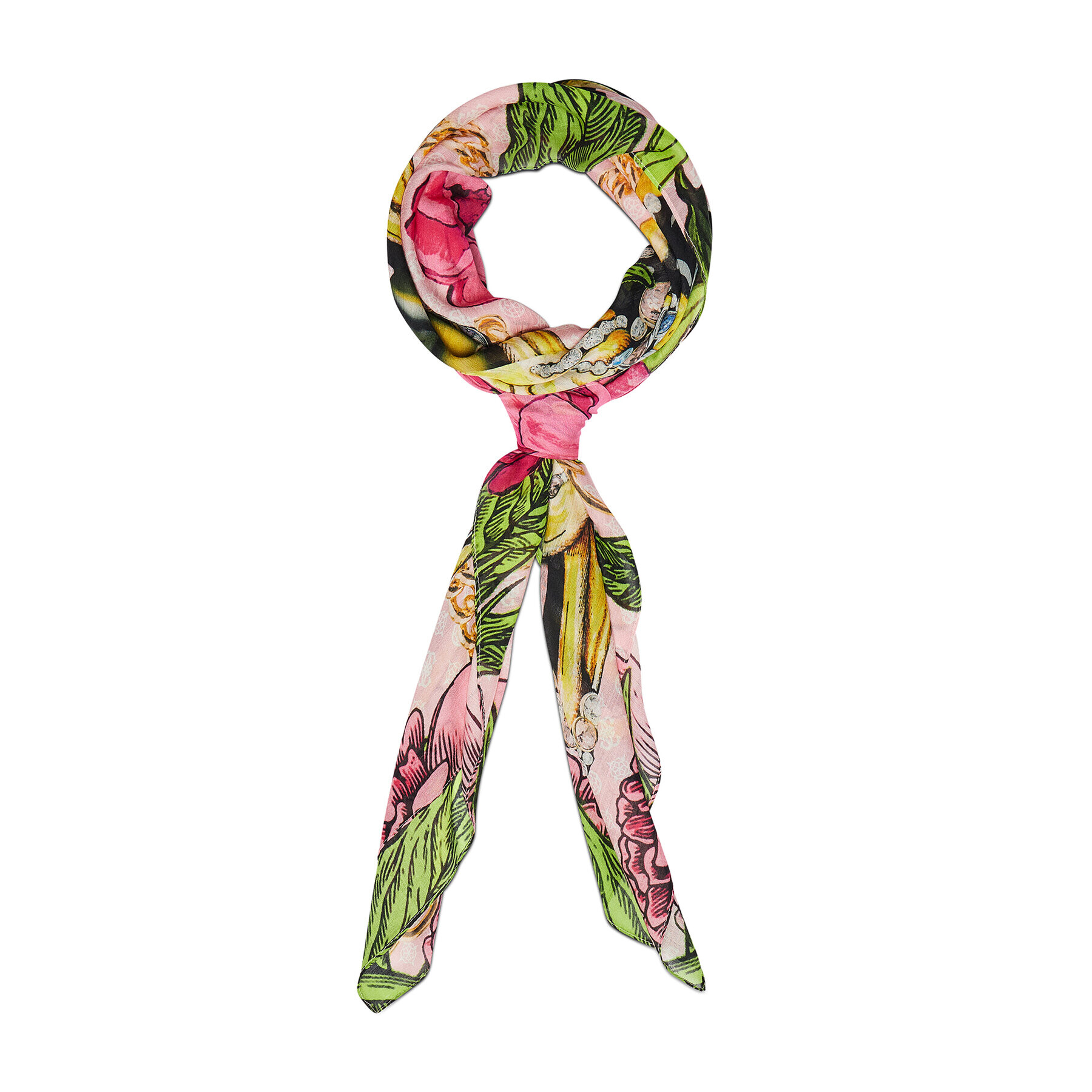 Guess Бандана Not Coordinated Scarves AW8674 MOD03 Розов - Pepit.bg
