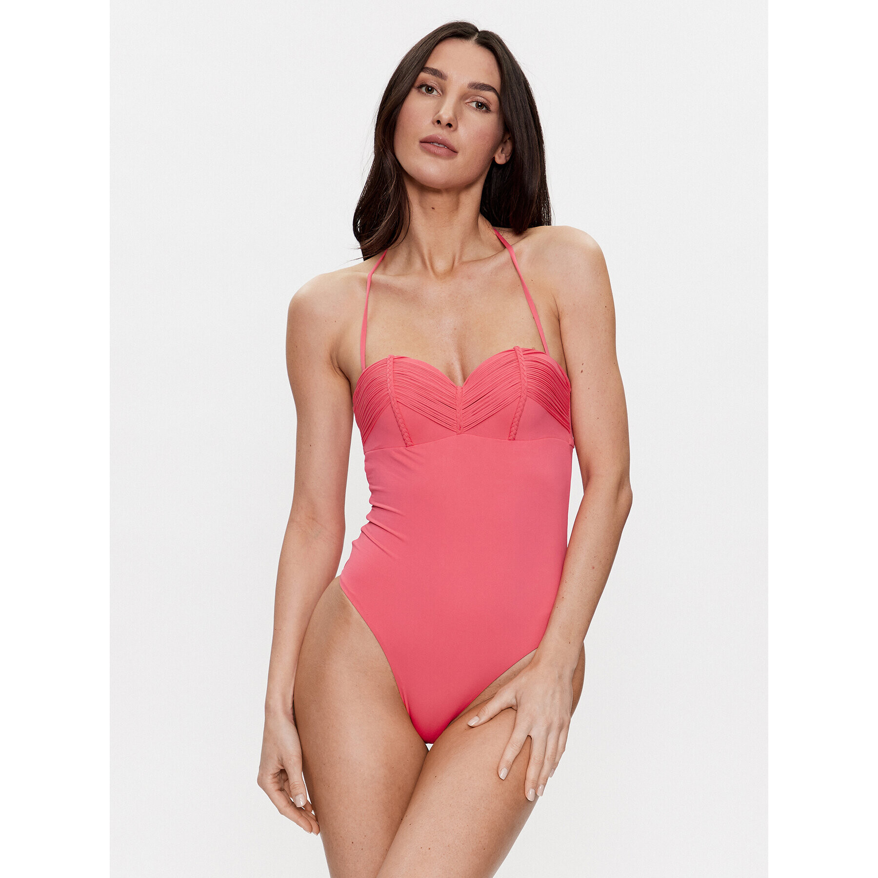 Guess Бански костюм E2GJ64 MC043 Розов - Pepit.bg
