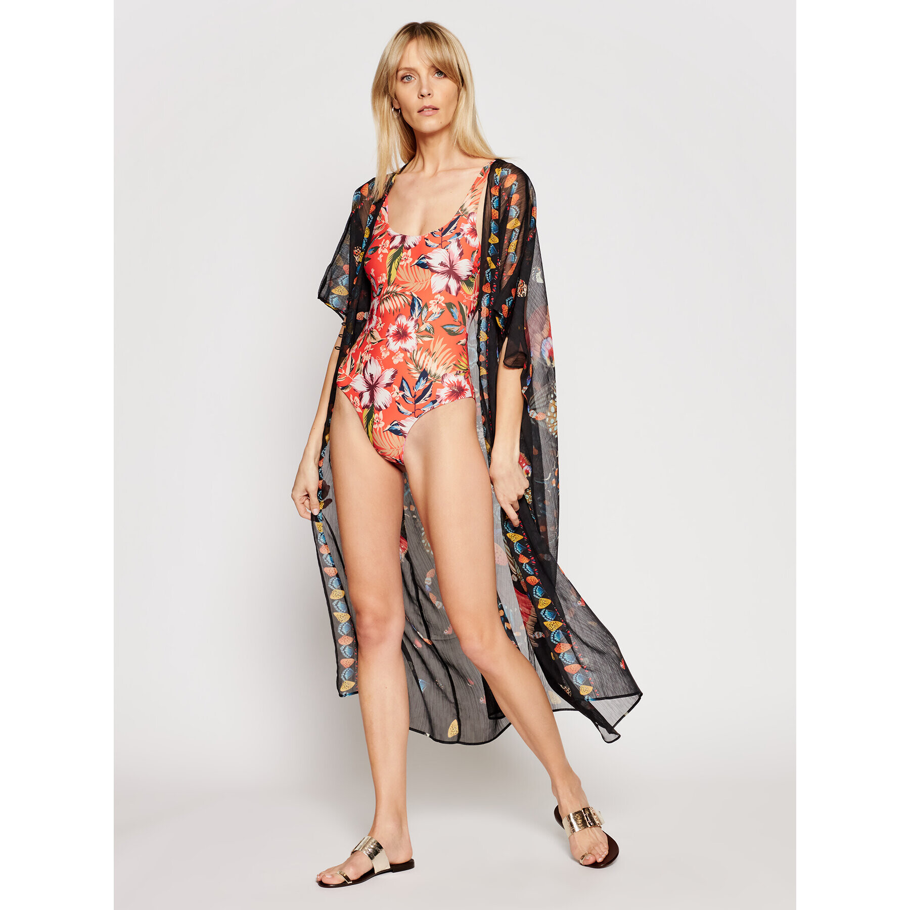 Guess Бански костюм E1GJ26 MP004 Цветен - Pepit.bg