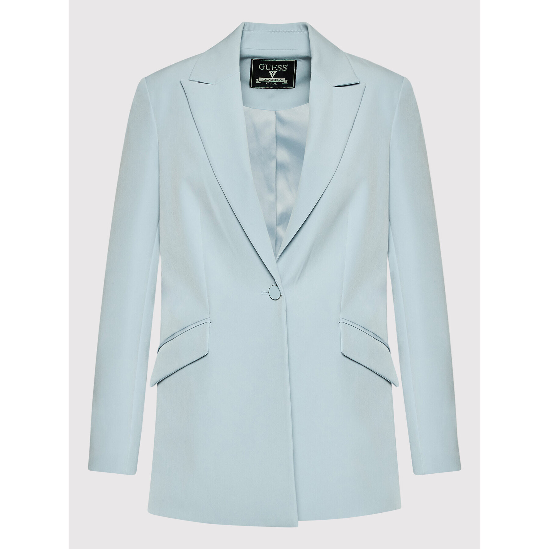 Guess Блейзър W2GN34 WB4H2 Син Relaxed Fit - Pepit.bg