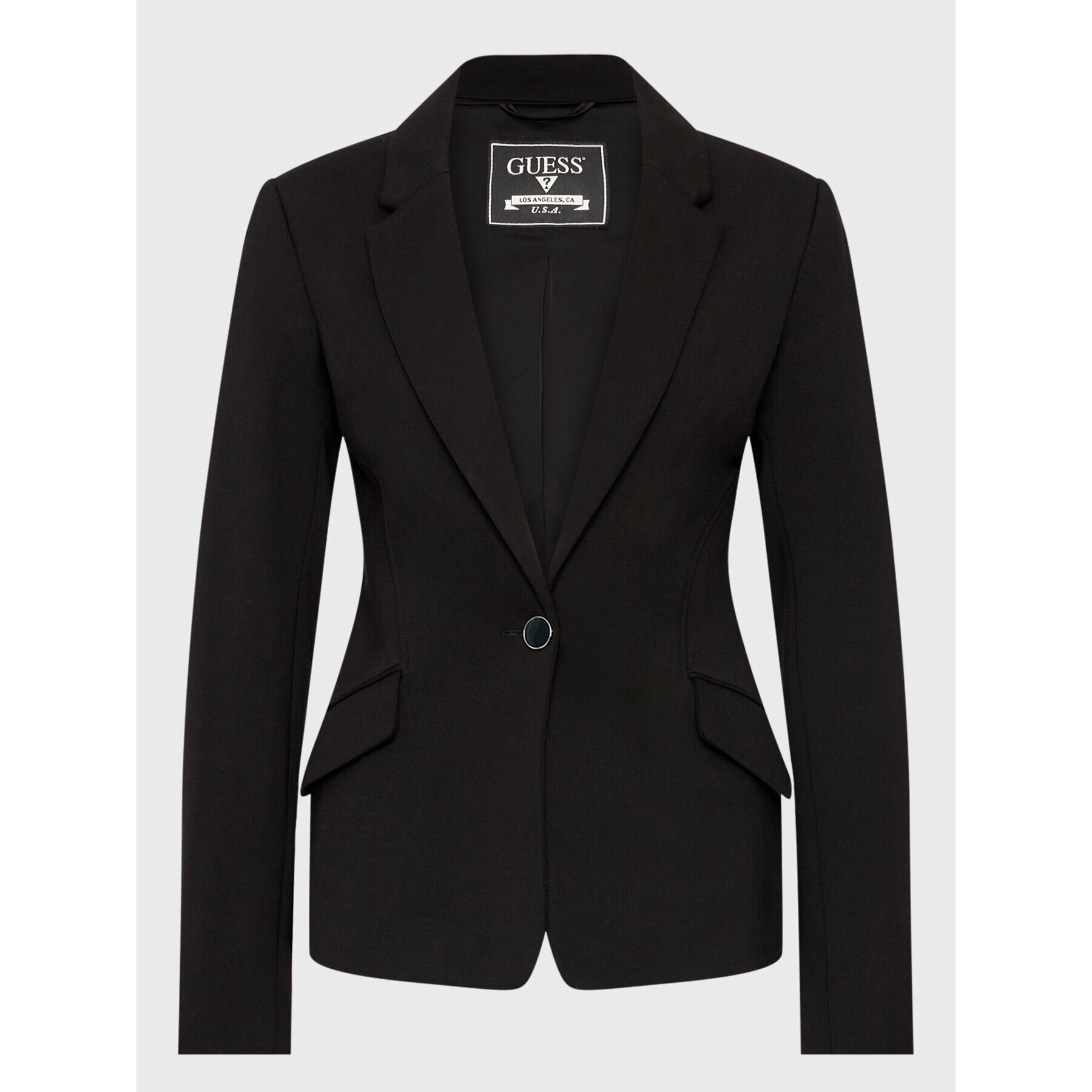Guess Блейзър W2YN21 K8RN0 Черен Regular Fit - Pepit.bg