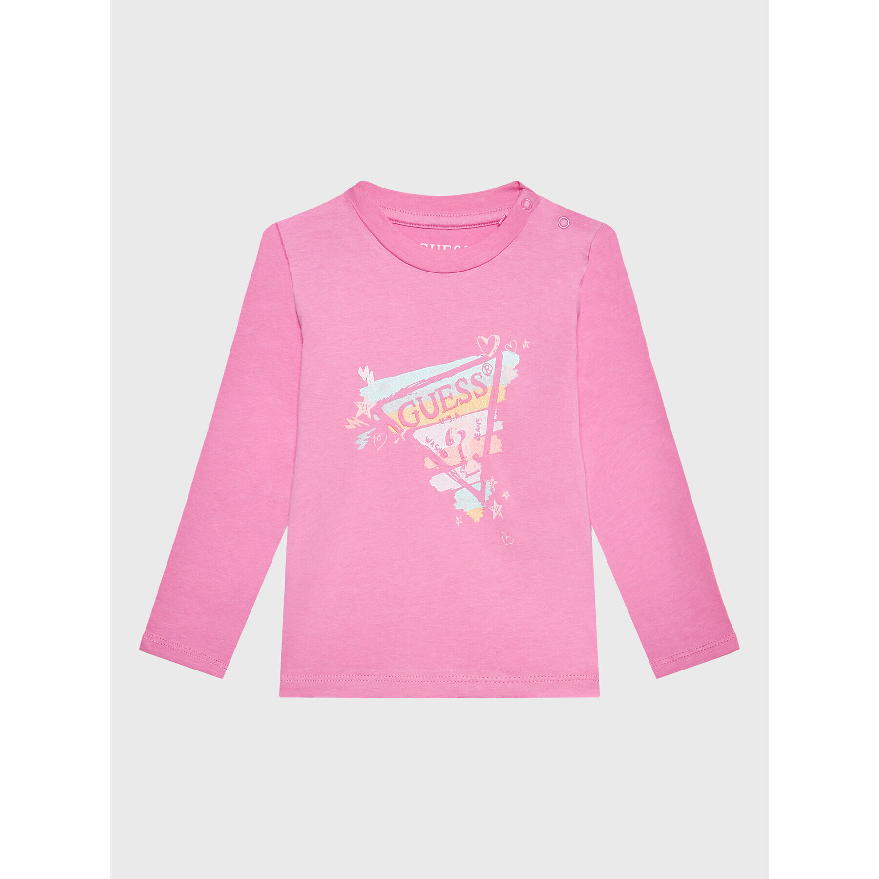 Guess Блуза A3RI03 K6YW3 Розов Regular Fit - Pepit.bg