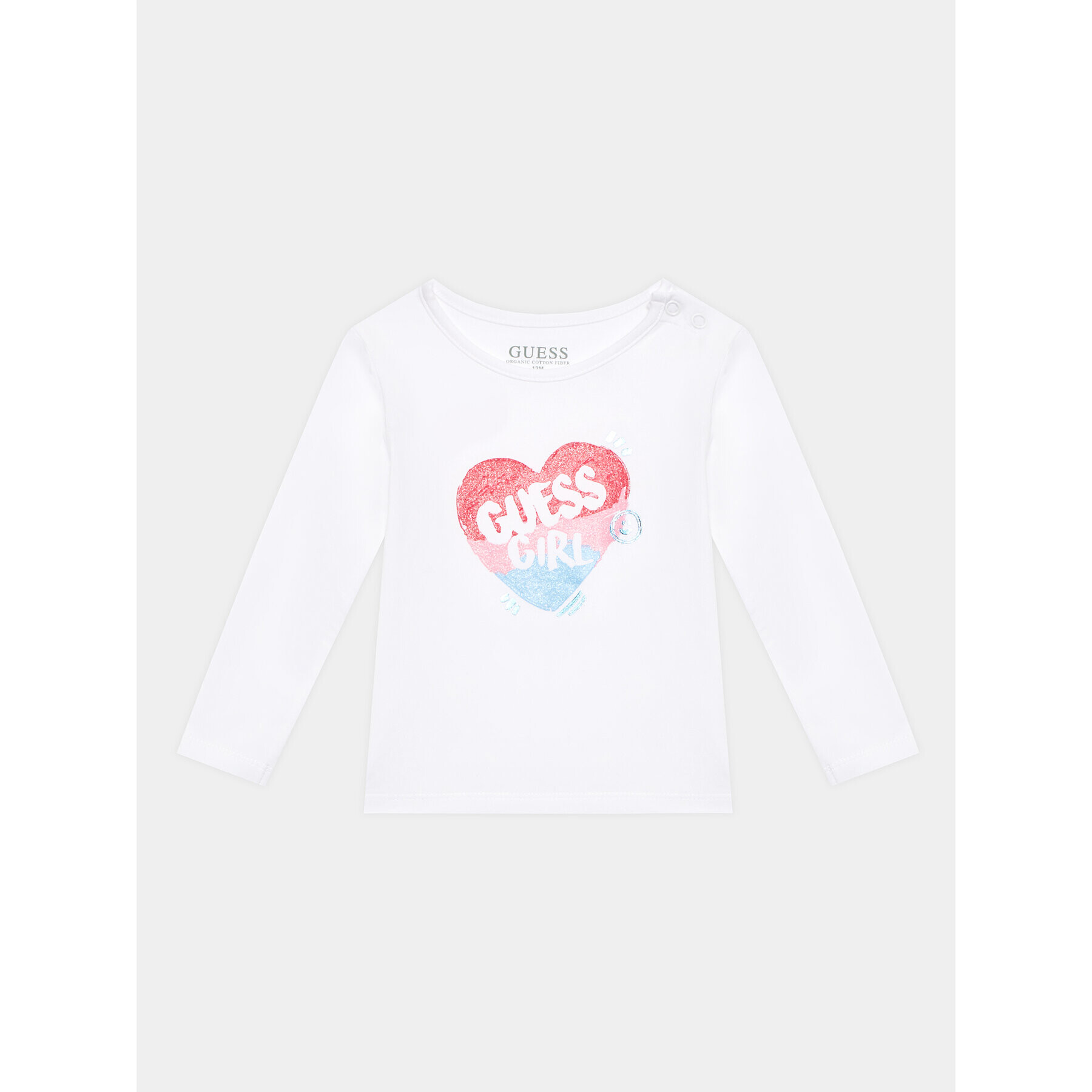 Guess Блуза A3YI03 K6YW4 Бял Regular Fit - Pepit.bg