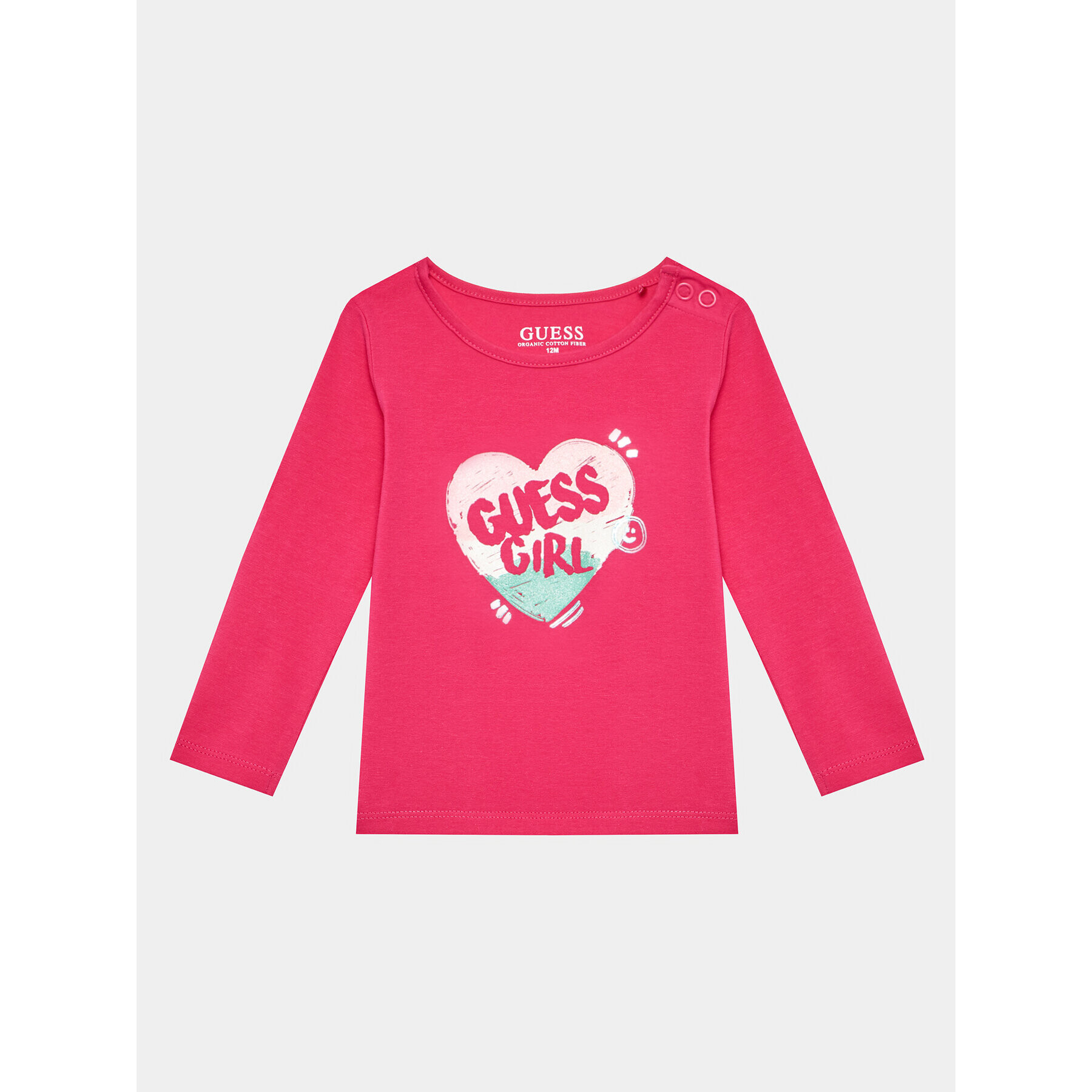 Guess Блуза A3YI03 K6YW4 Розов Regular Fit - Pepit.bg