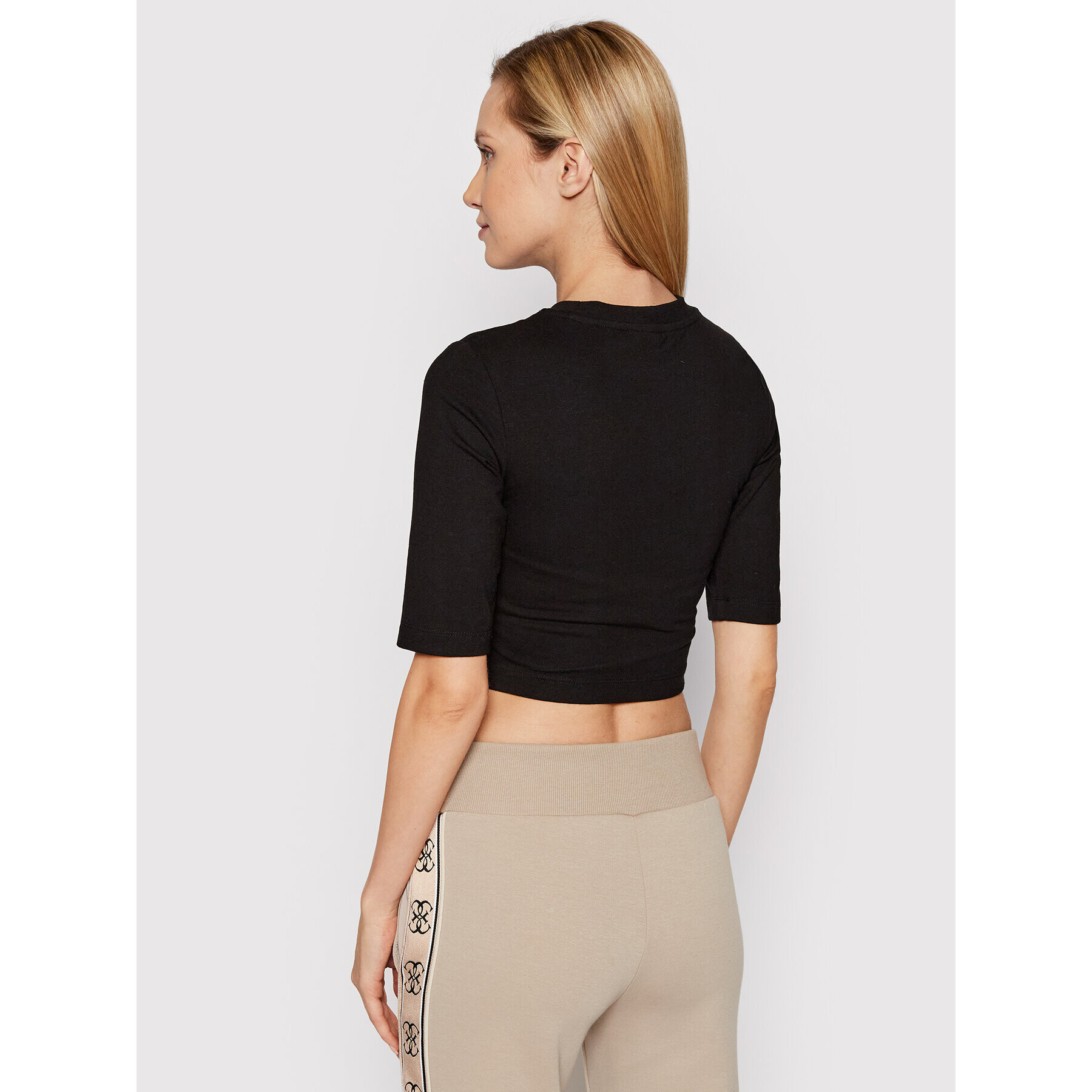 Guess Блуза Allison V2RI04 KASI1 Черен Slim Fit - Pepit.bg