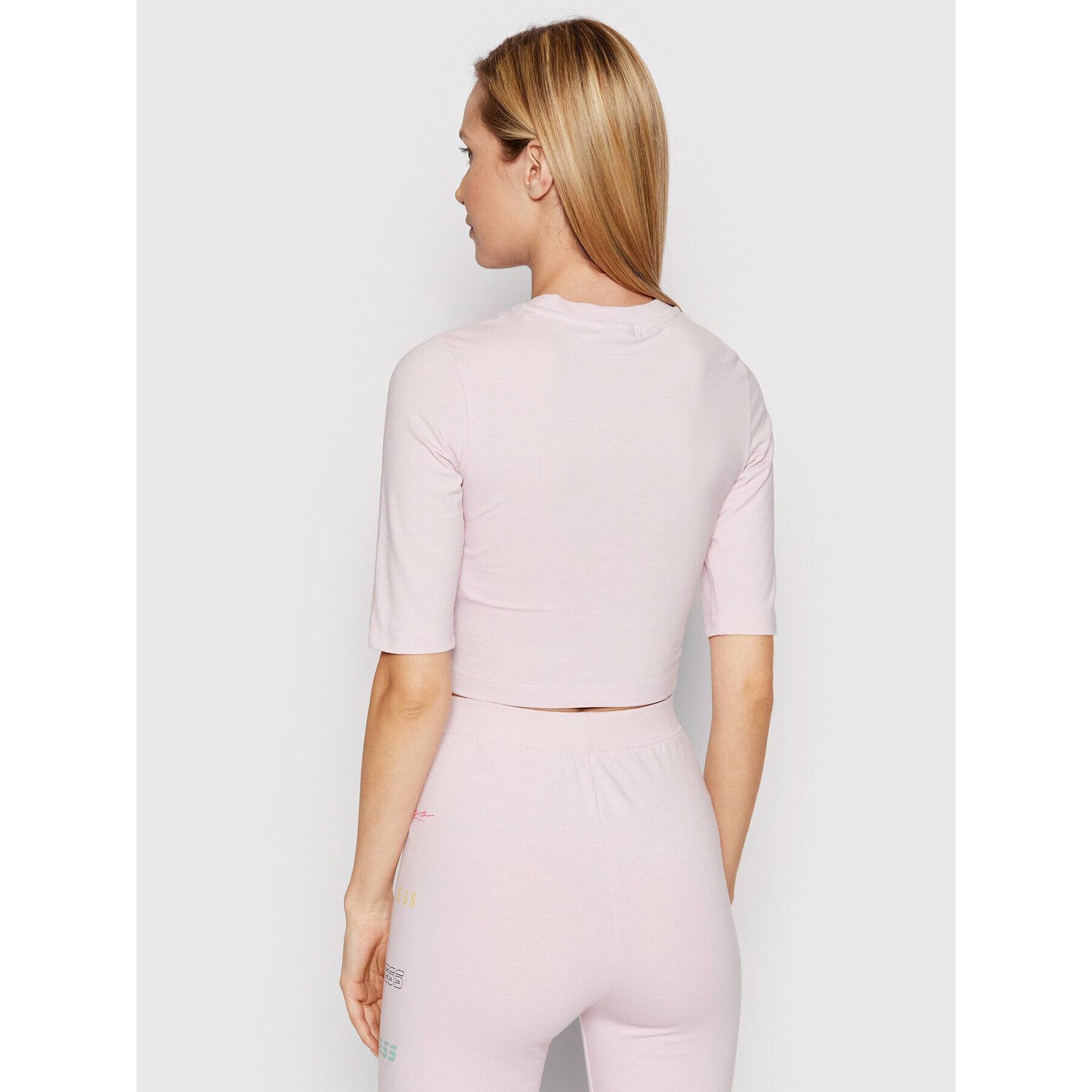 Guess Блуза Allison V2RI04 KASI1 Виолетов Slim Fit - Pepit.bg