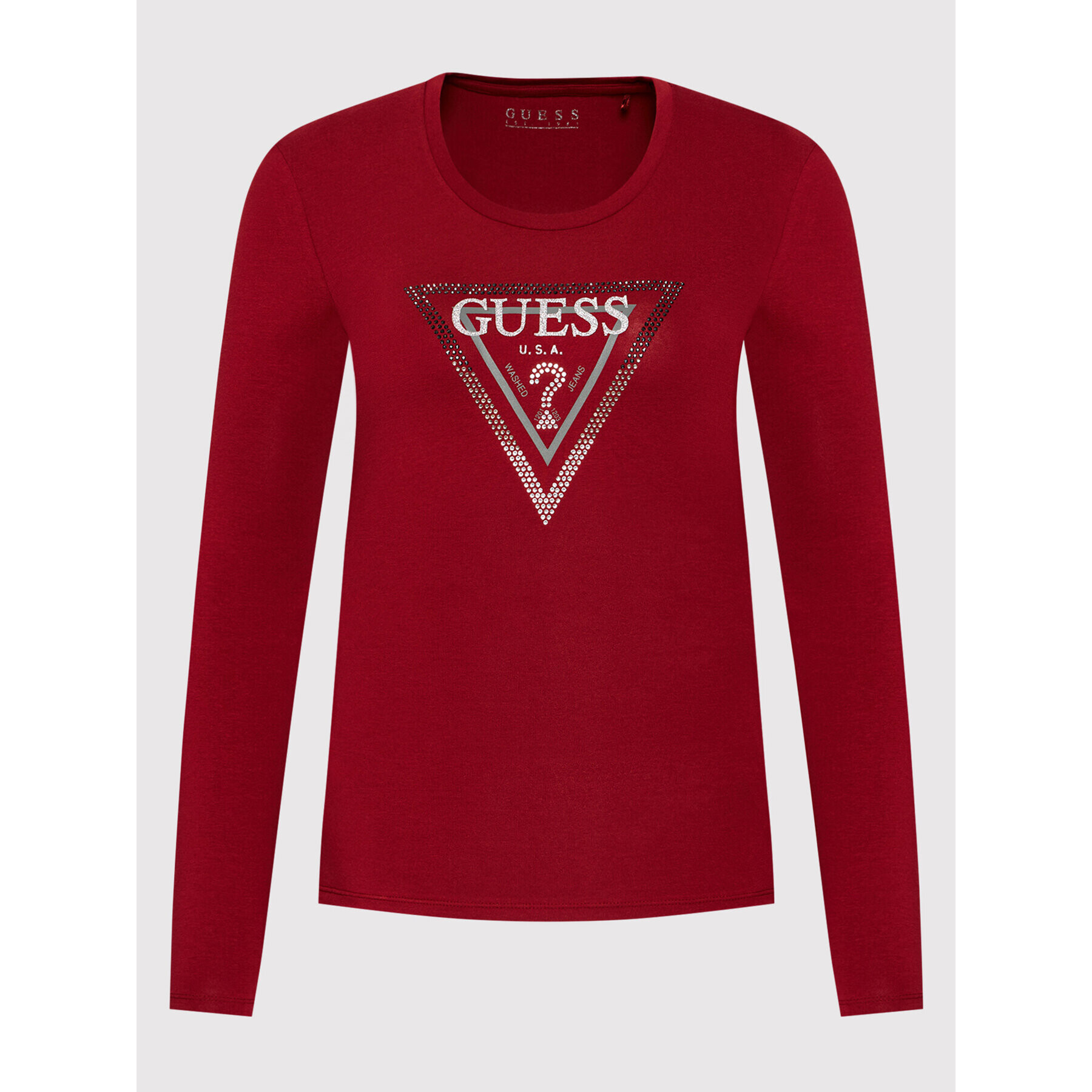 Guess Блуза Amalur W1BI47 J1311 Бордо Regular Fit - Pepit.bg