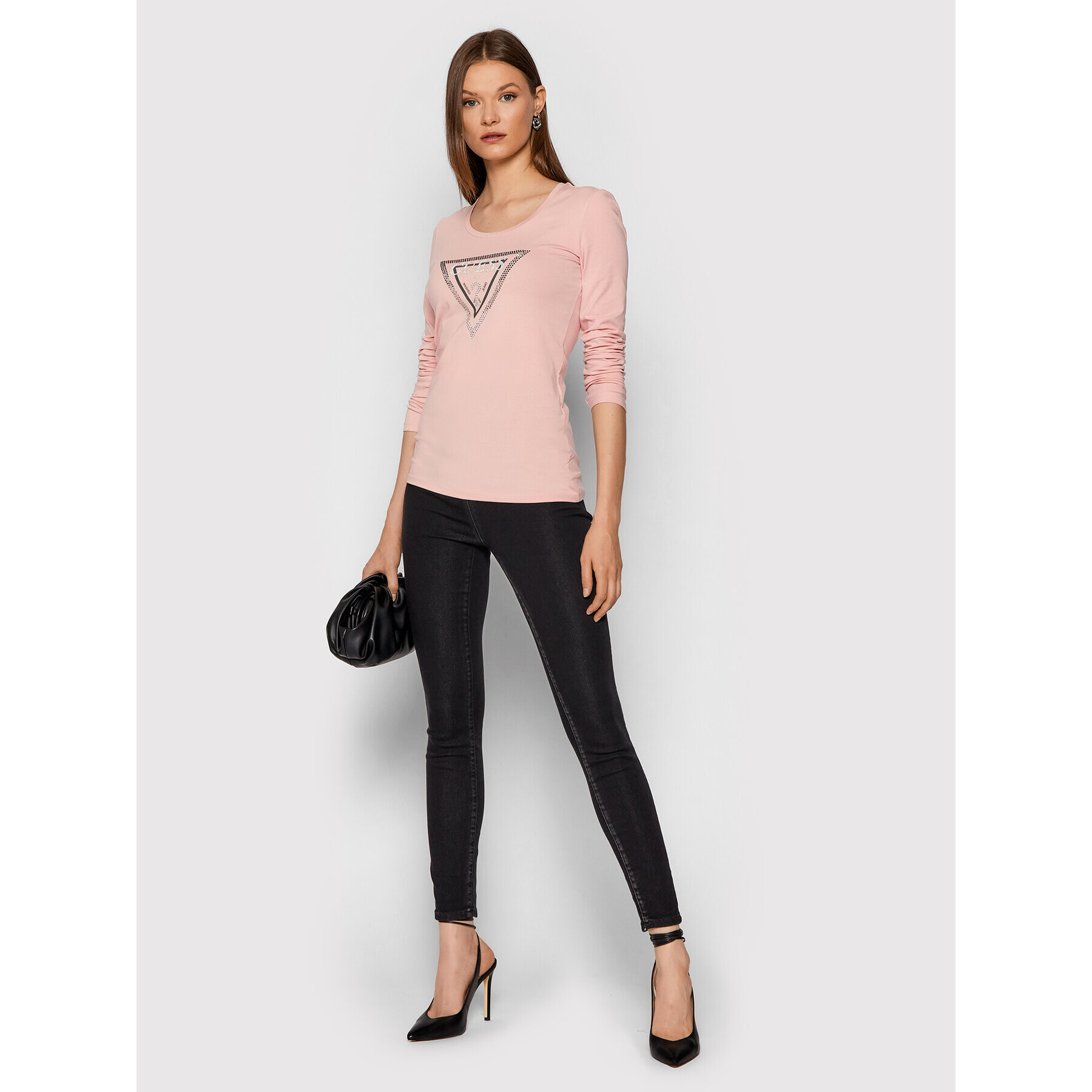 Guess Блуза Amalur W1BI47 J1311 Розов Regular Fit - Pepit.bg