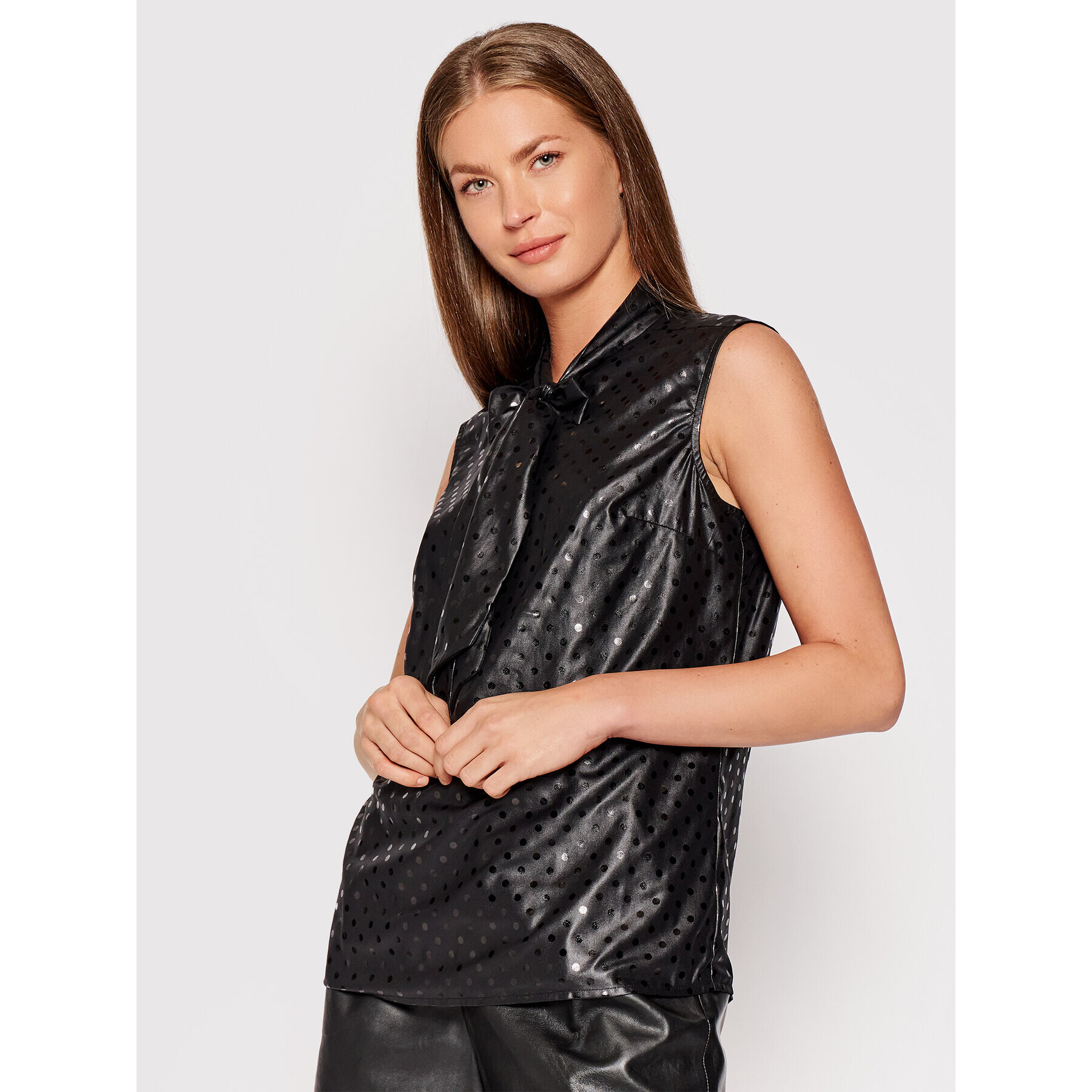 Guess Блуза Antonia W1YH0N WE140 Черен Regular Fit - Pepit.bg