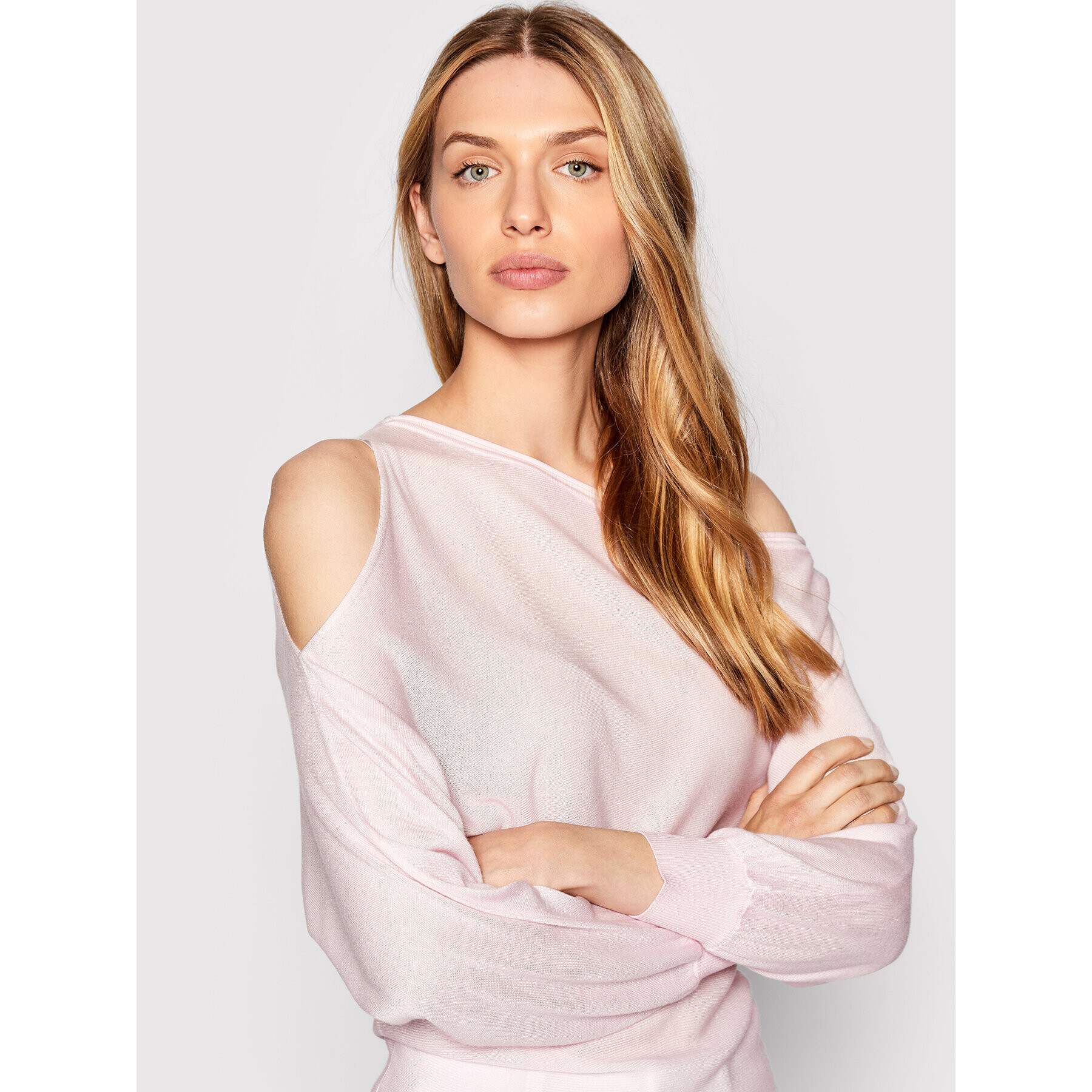 Guess Блуза Audrey W2GR07 Z2UA0 Розов Regular Fit - Pepit.bg