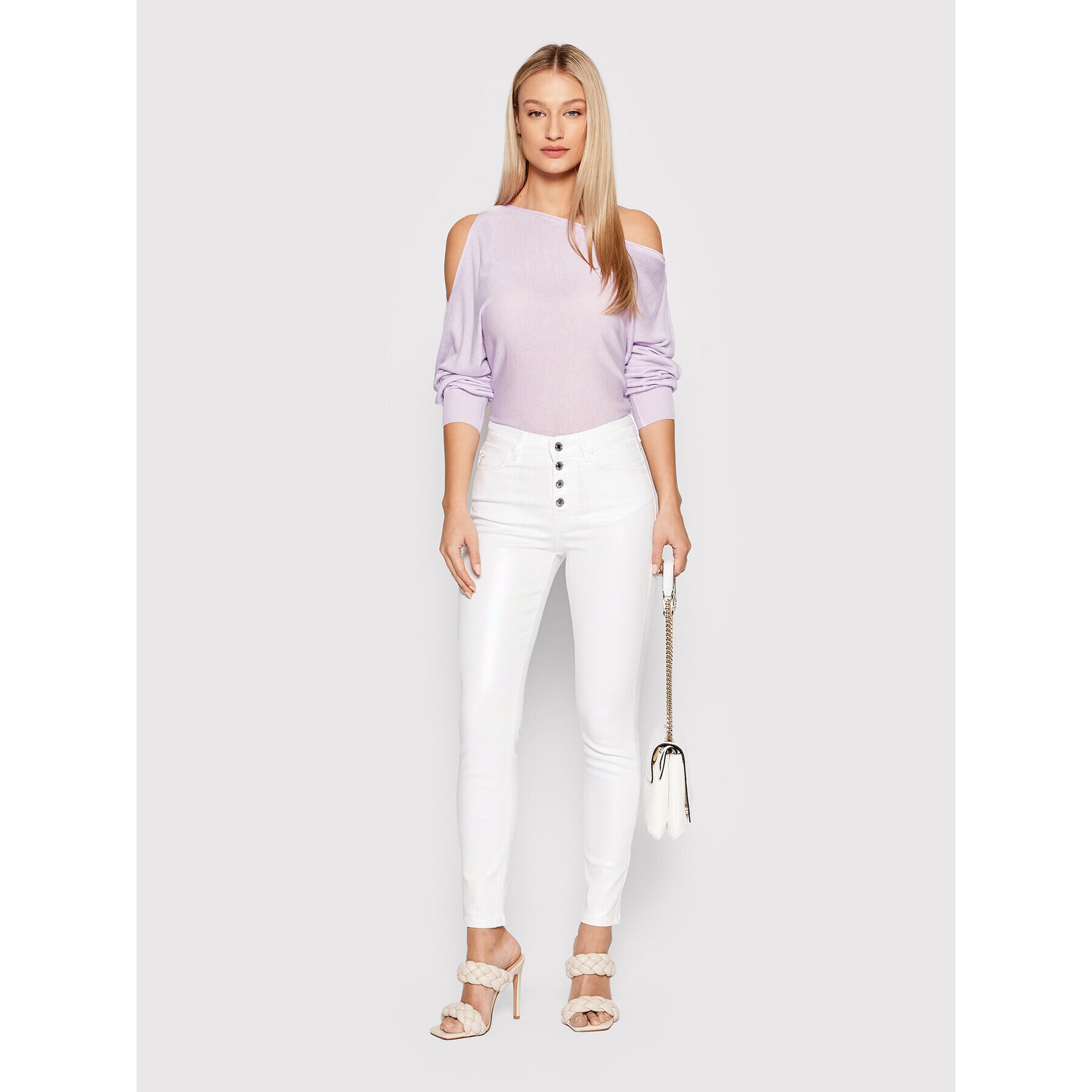 Guess Блуза Audrey W2GR07 Z2UA0 Виолетов Regular Fit - Pepit.bg
