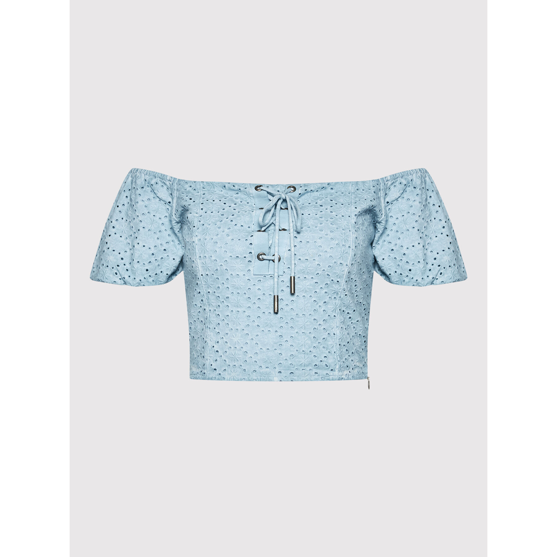 Guess Блуза Beatrix W2GP27 KB430 Син Slim Fit - Pepit.bg