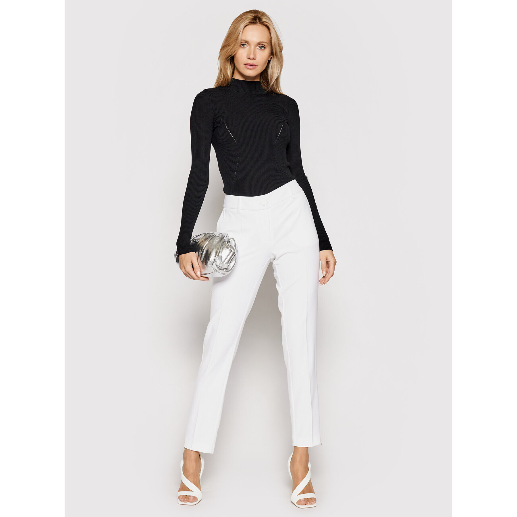 Guess Блуза Clea W1YR84 Z2DC0 Черен Slim Fit - Pepit.bg