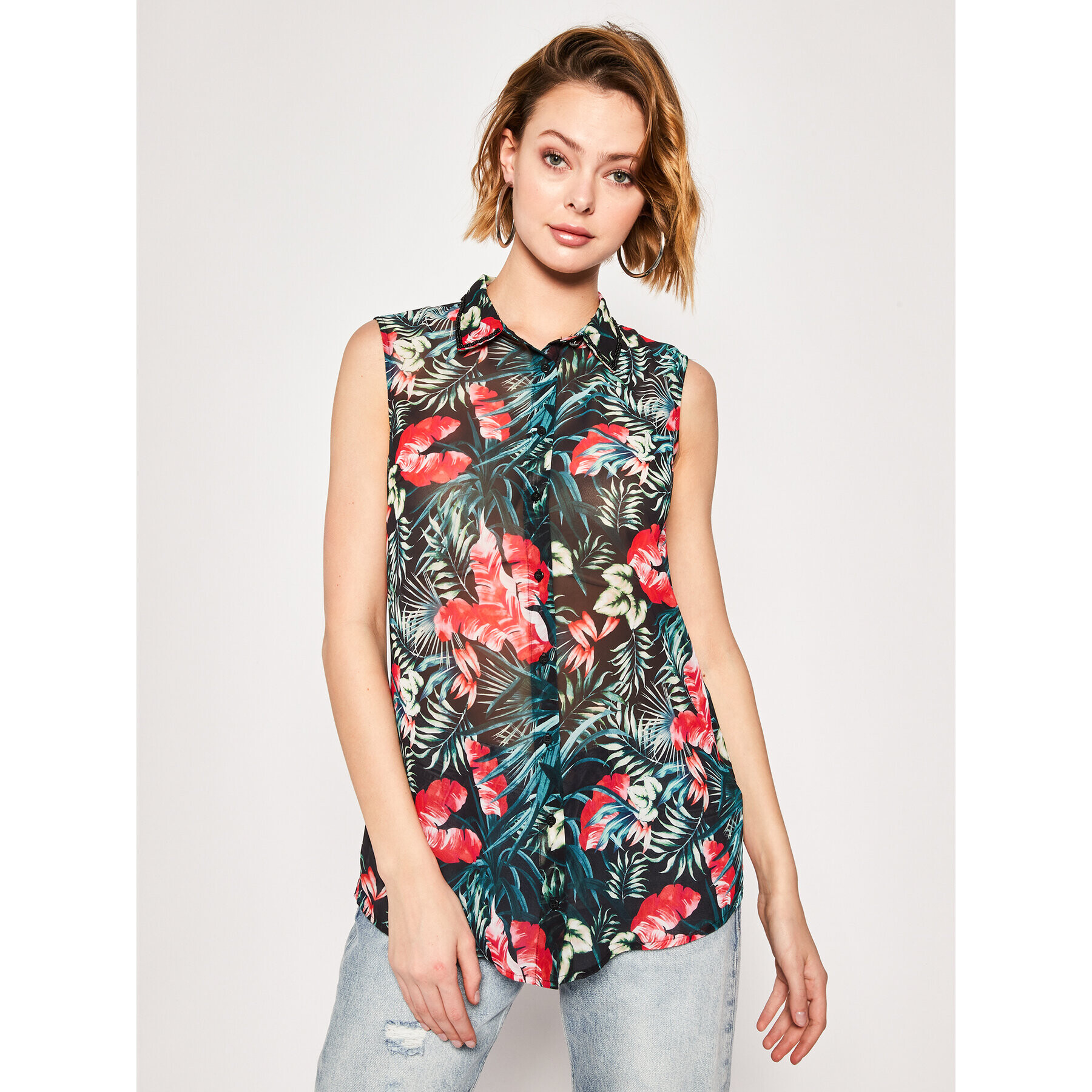 Guess Блуза Clouis W0GH0D W70Q0 Цветен Regular Fit - Pepit.bg