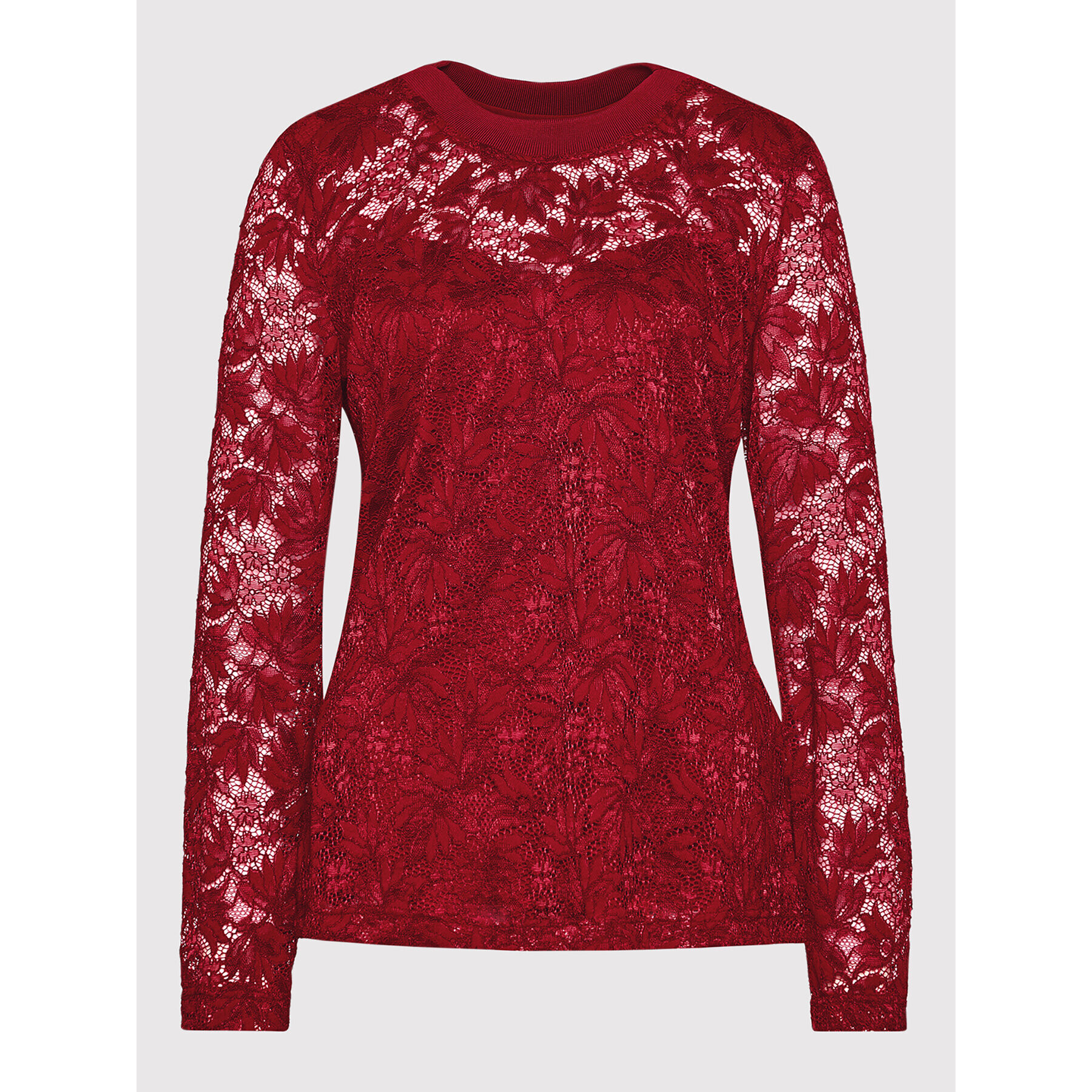 Guess Блуза Dalia W1BP11 KAQN0 Бордо Regular Fit - Pepit.bg