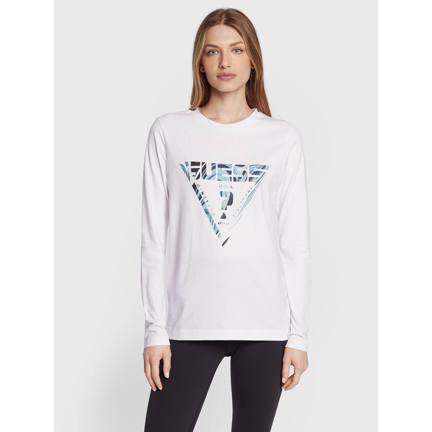 Guess Блуза Eulalia V2BI01 I3Z14 Бял Regular Fit - Pepit.bg