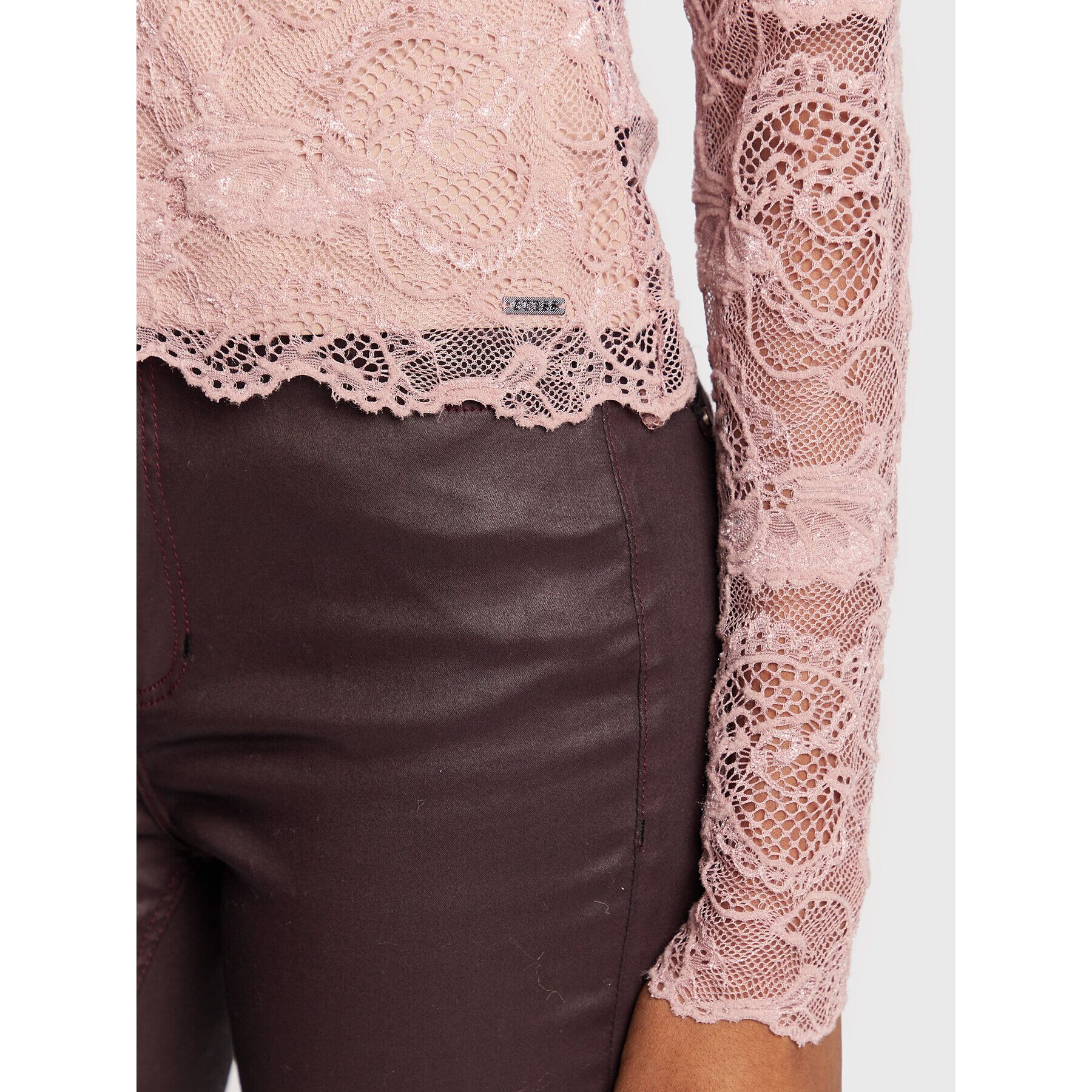 Guess Блуза Gemma W2BP31 KBE10 Розов Regular Fit - Pepit.bg