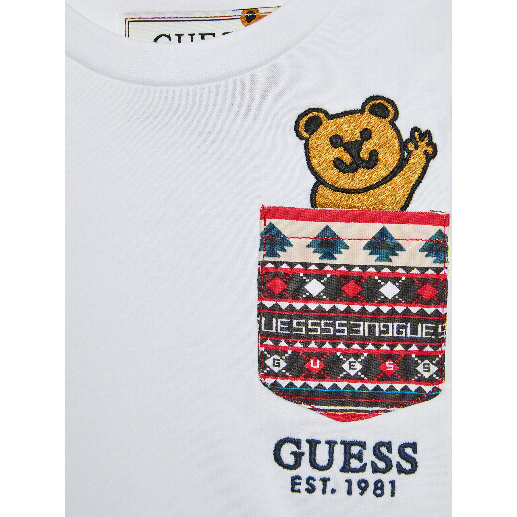 Guess Блуза I3BI04 I3Z13 Бял Regular Fit - Pepit.bg