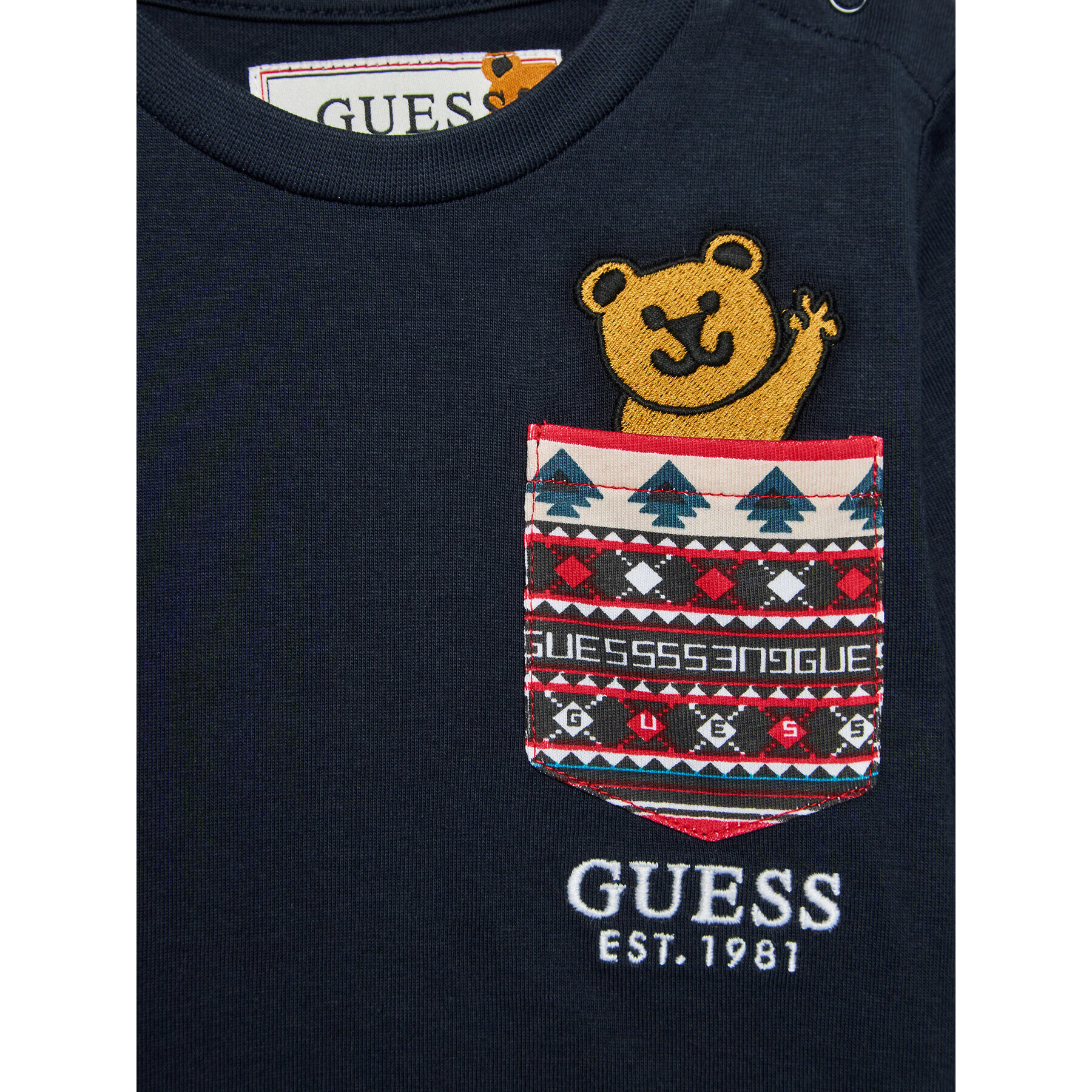 Guess Блуза I3BI04 I3Z13 Син Regular Fit - Pepit.bg