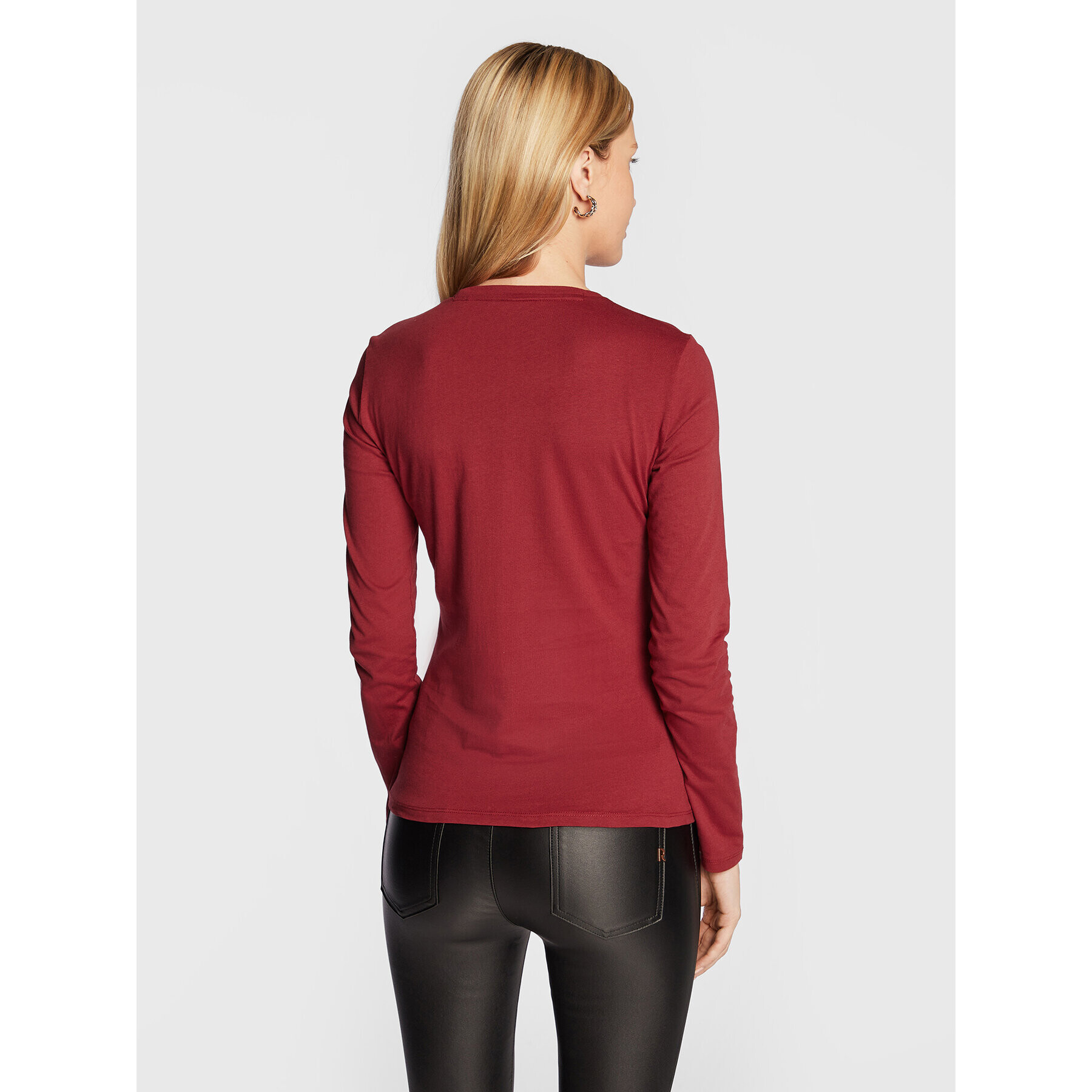 Guess Блуза Icon W2BI39 I3Z13 Червен Regular Fit - Pepit.bg