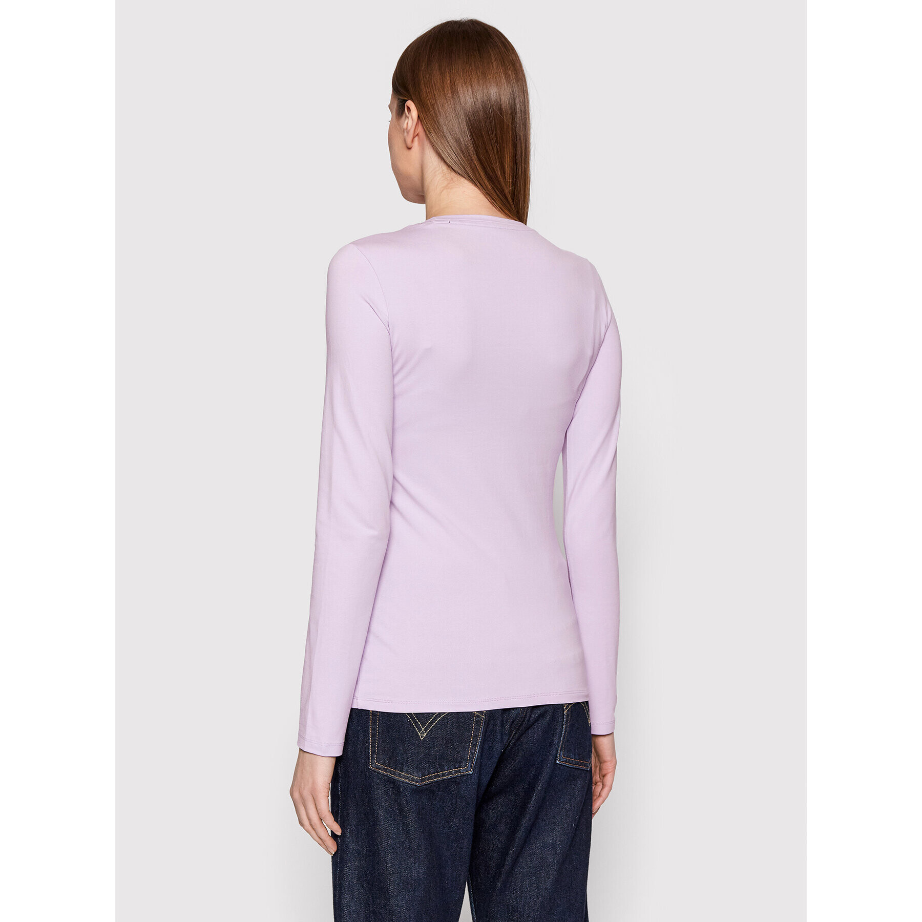 Guess Блуза Icon W2GI01 J1300 Виолетов Slim Fit - Pepit.bg