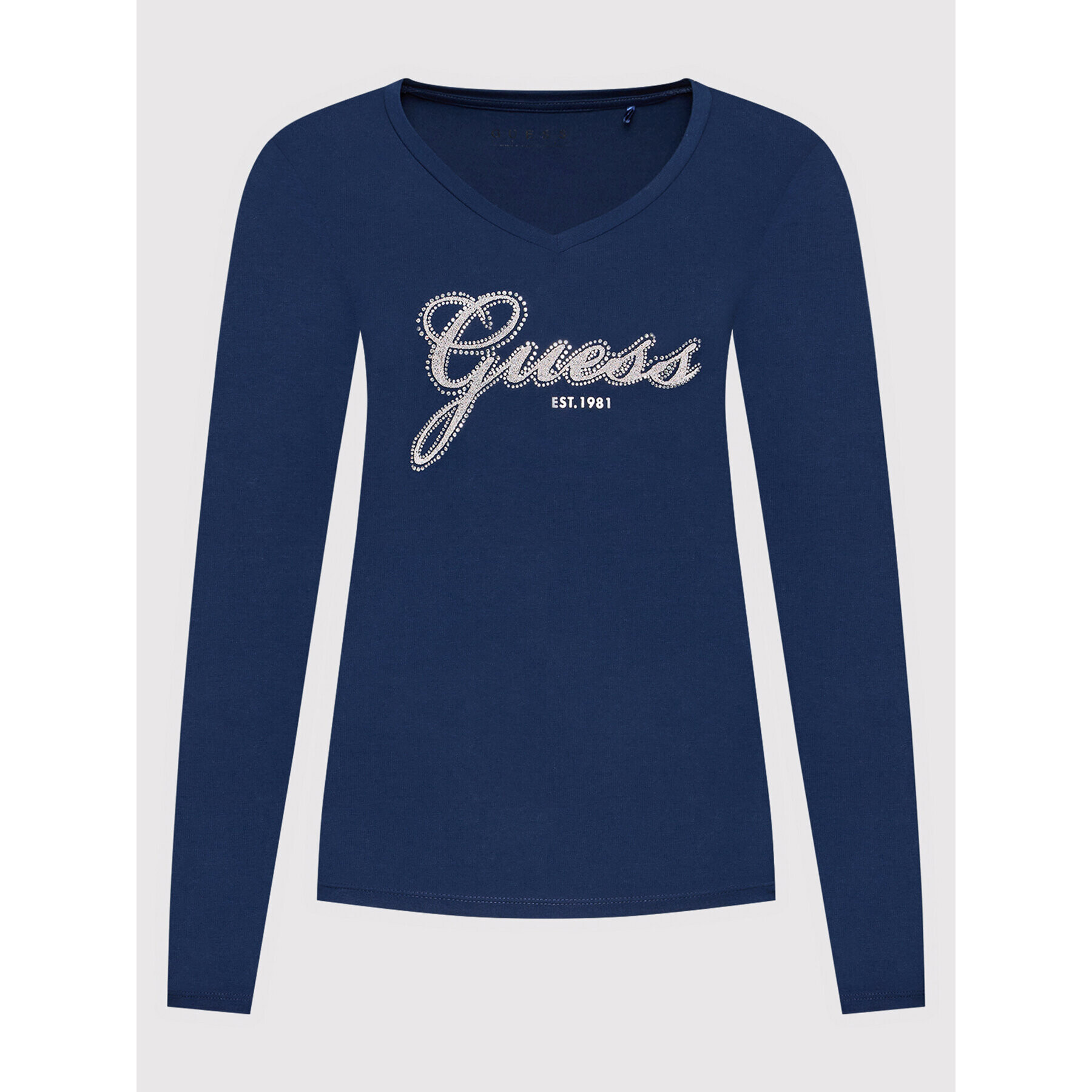 Guess Блуза Iradi W1BI01 J1311 Тъмносин Regular Fit - Pepit.bg