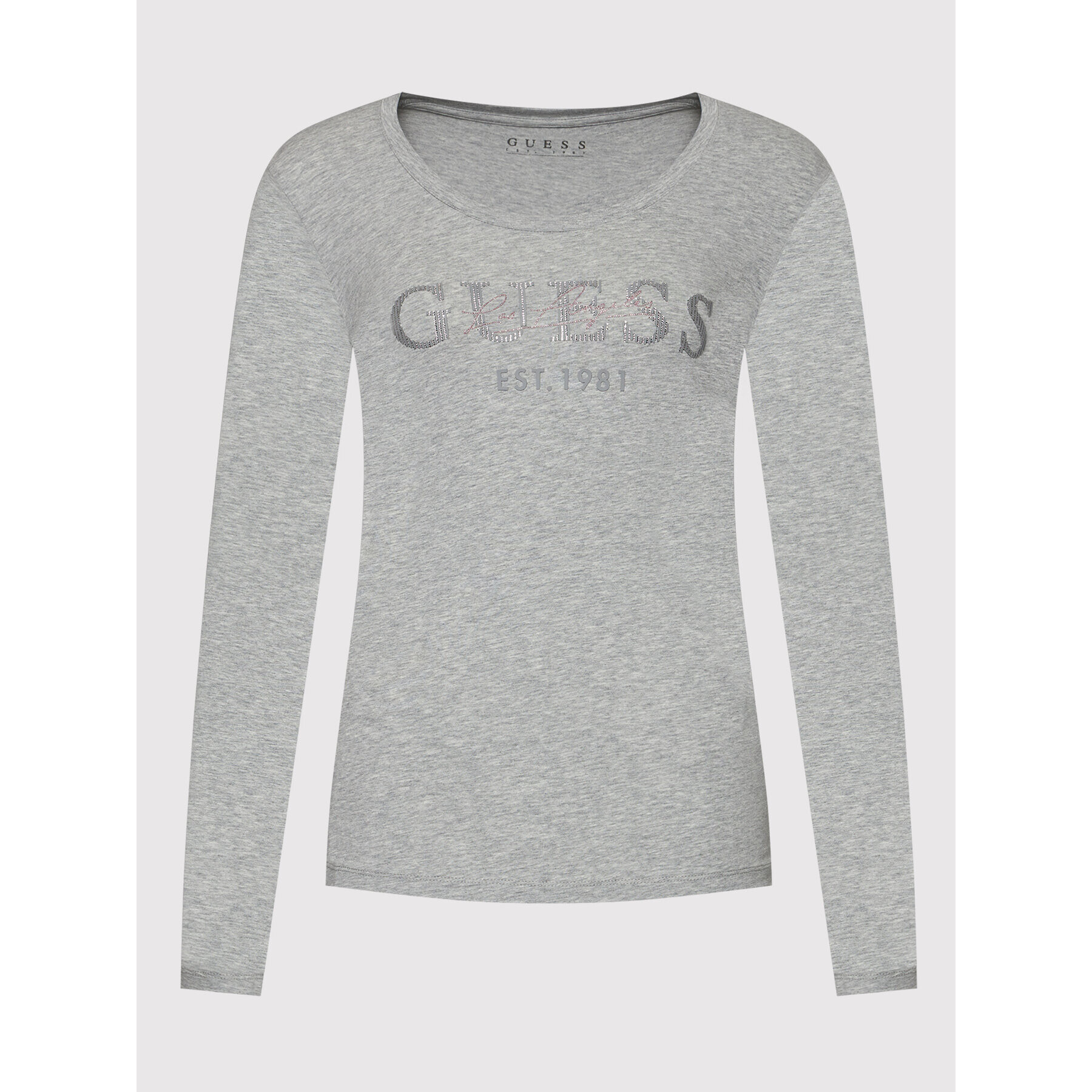 Guess Блуза Izaga W1BI03 J1311 Сив Regular Fit - Pepit.bg