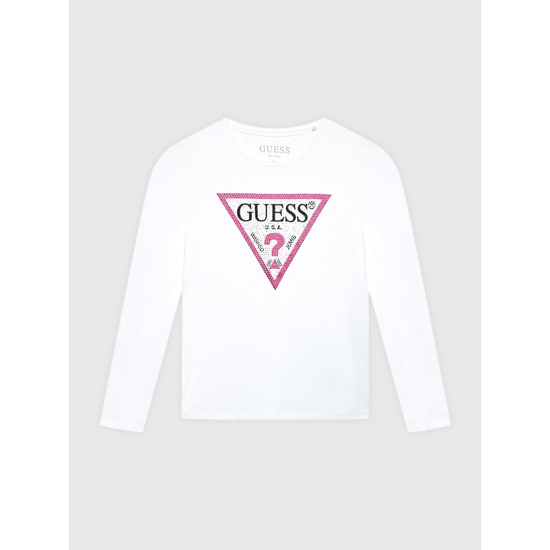 Guess Блуза J1YI36 K6YW1 Бял Regular Fit - Pepit.bg