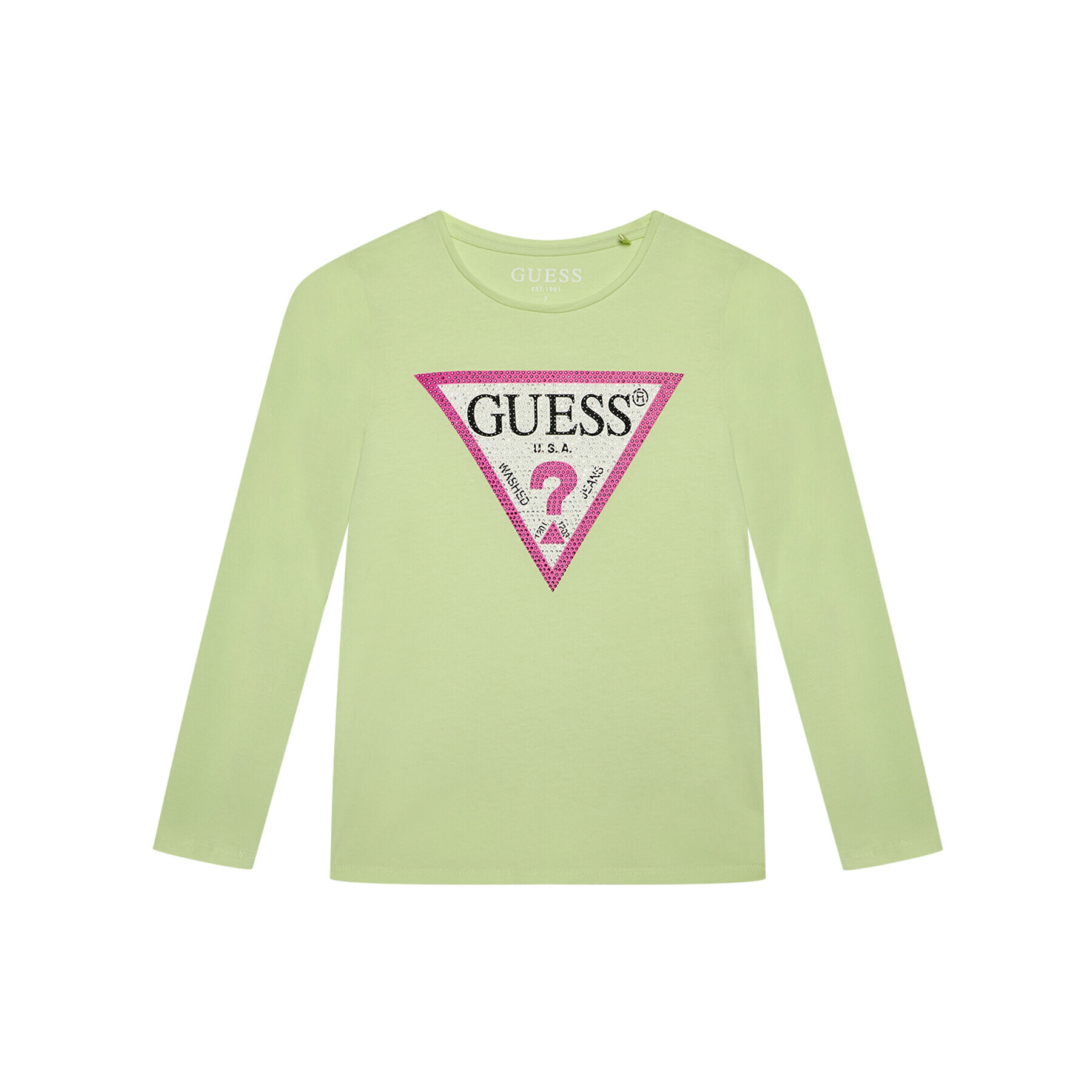 Guess Блуза J1YI36 K6YW1 Зелен Regular Fit - Pepit.bg